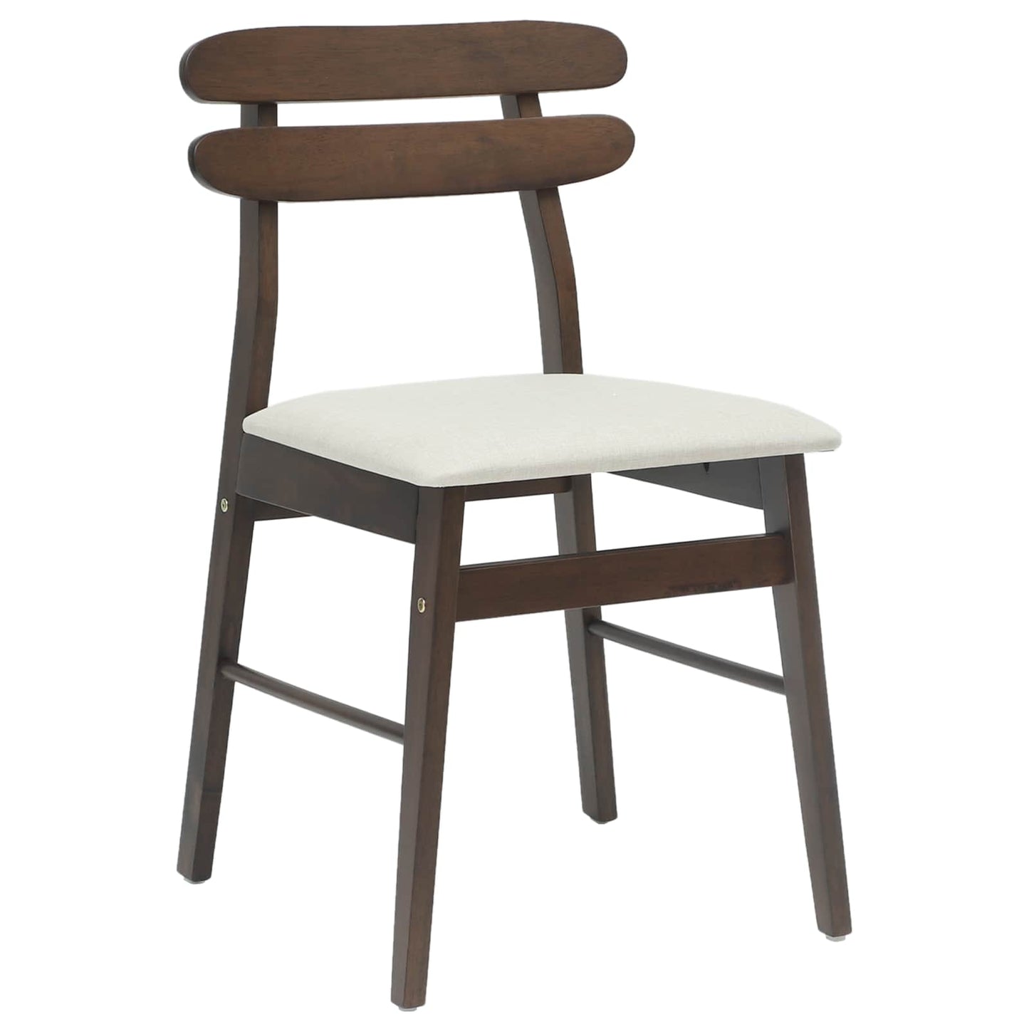 vidaXL Καρέκλα τραπεζαρίας 2 pcs Ανοιχτό Καφέ και Ανοιχτό