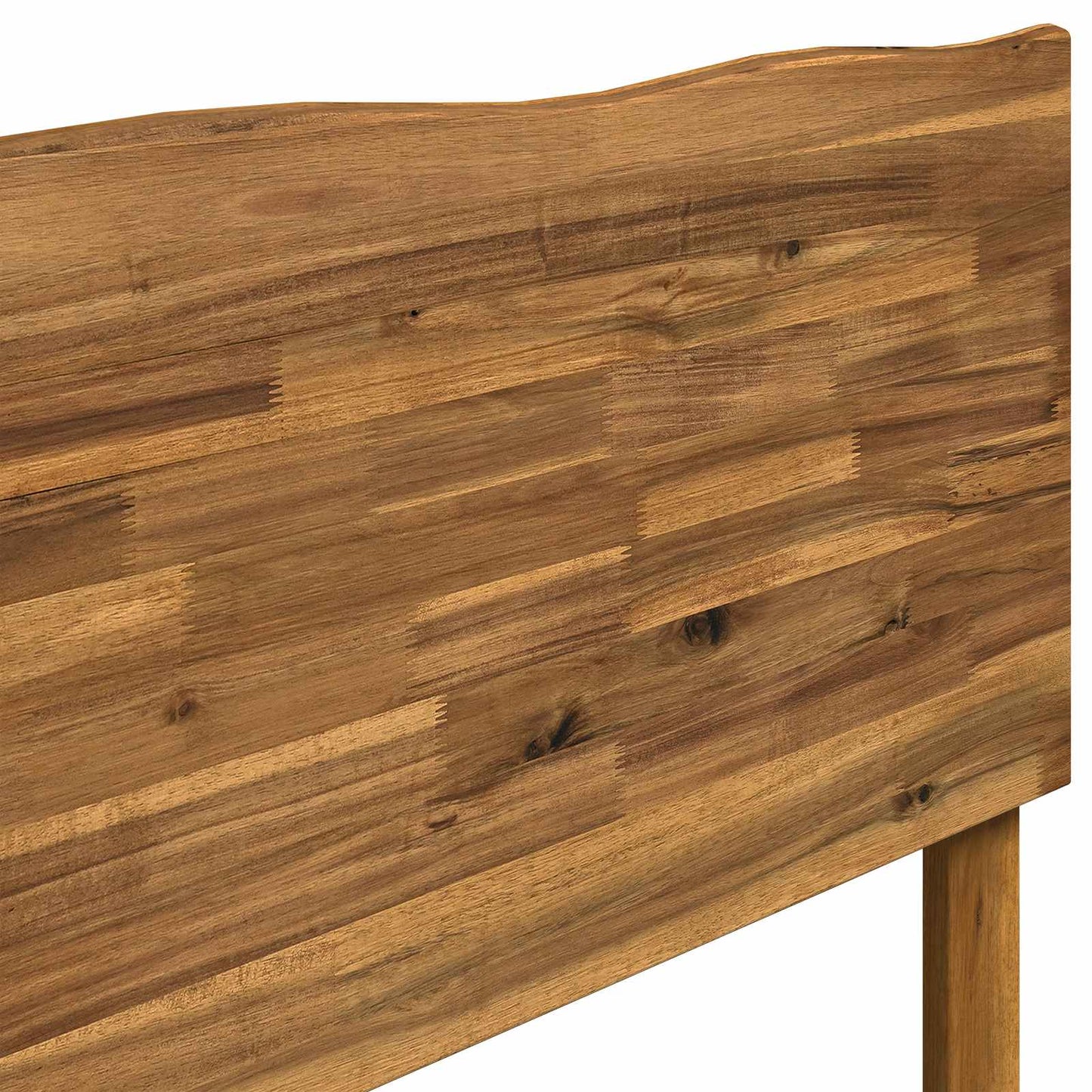 vidaXL Διπλό Κρεβάτι με Κεφαλάρι ROSTOCK Φυσικό 135 x 190 cm