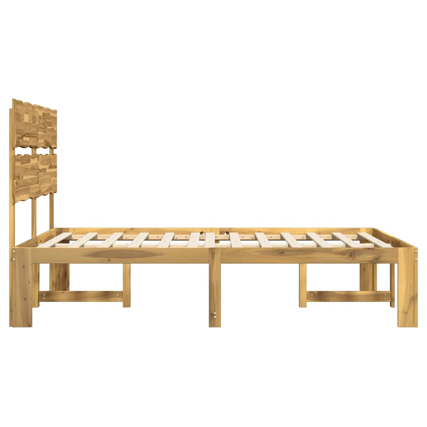 vidaXL Διπλό Κρεβάτι με Κεφαλάρι ROSTOCK Λευκό 120 x 200 cm