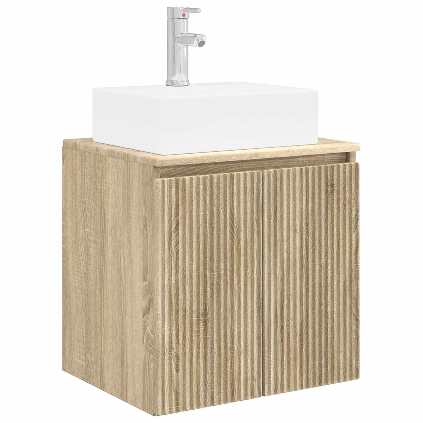 vidaXL Σετ Ντουλαπιών Μπάνιου 3 τμχ. Sonoma Δρυς 49,5 x 41 x 62,5 εκ