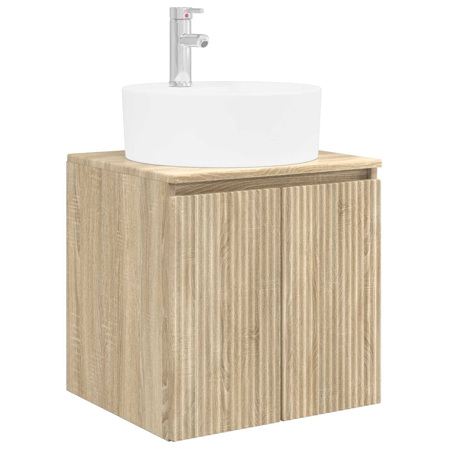 vidaXL Σετ Ντουλαπιών Μπάνιου 3 τμχ. Sonoma Δρυς 49,5 x 44,5 x 65 εκ