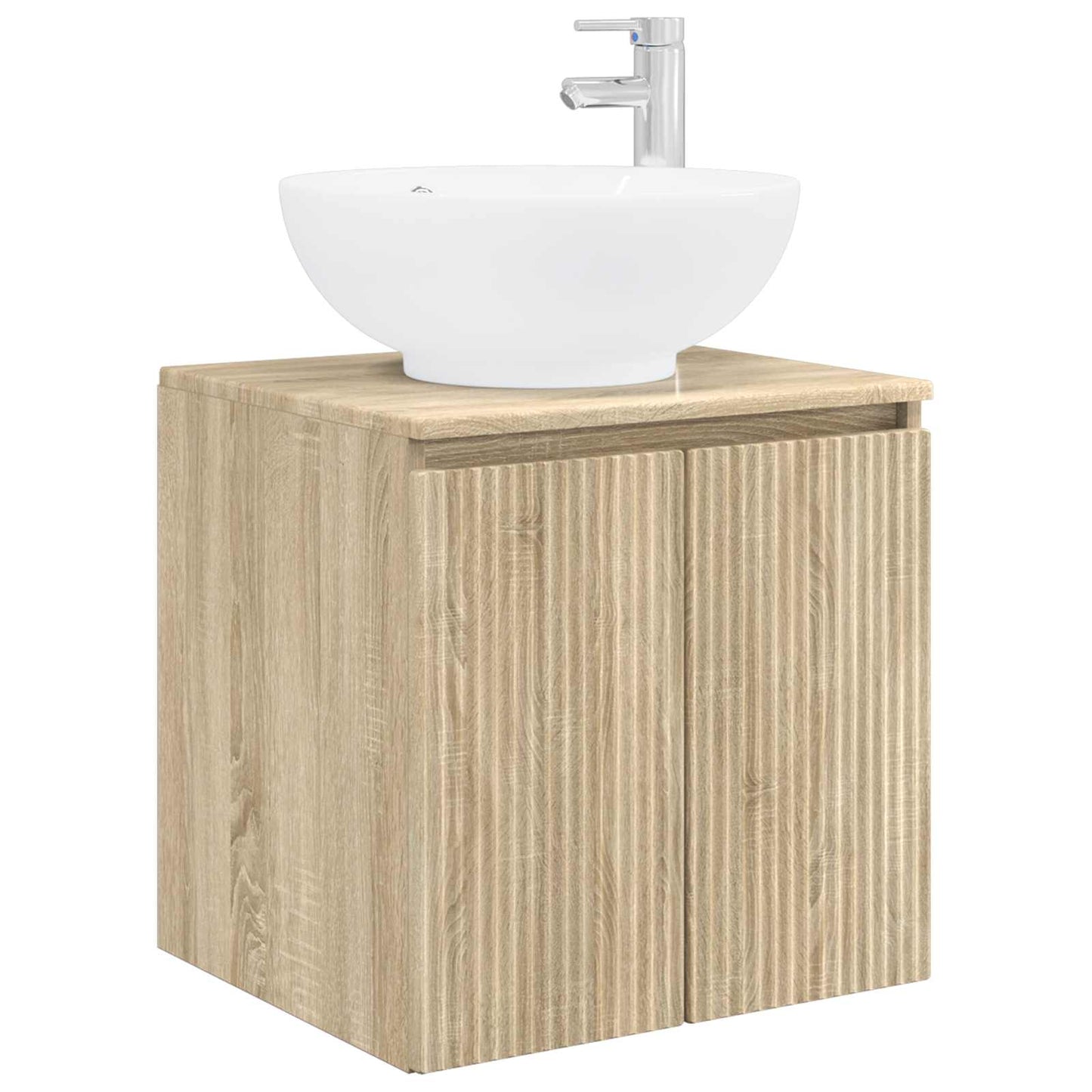 vidaXL Σετ Ντουλαπιών Μπάνιου 3 τμχ. Sonoma Δρυς 49,5 x 44,5 x 65 εκ