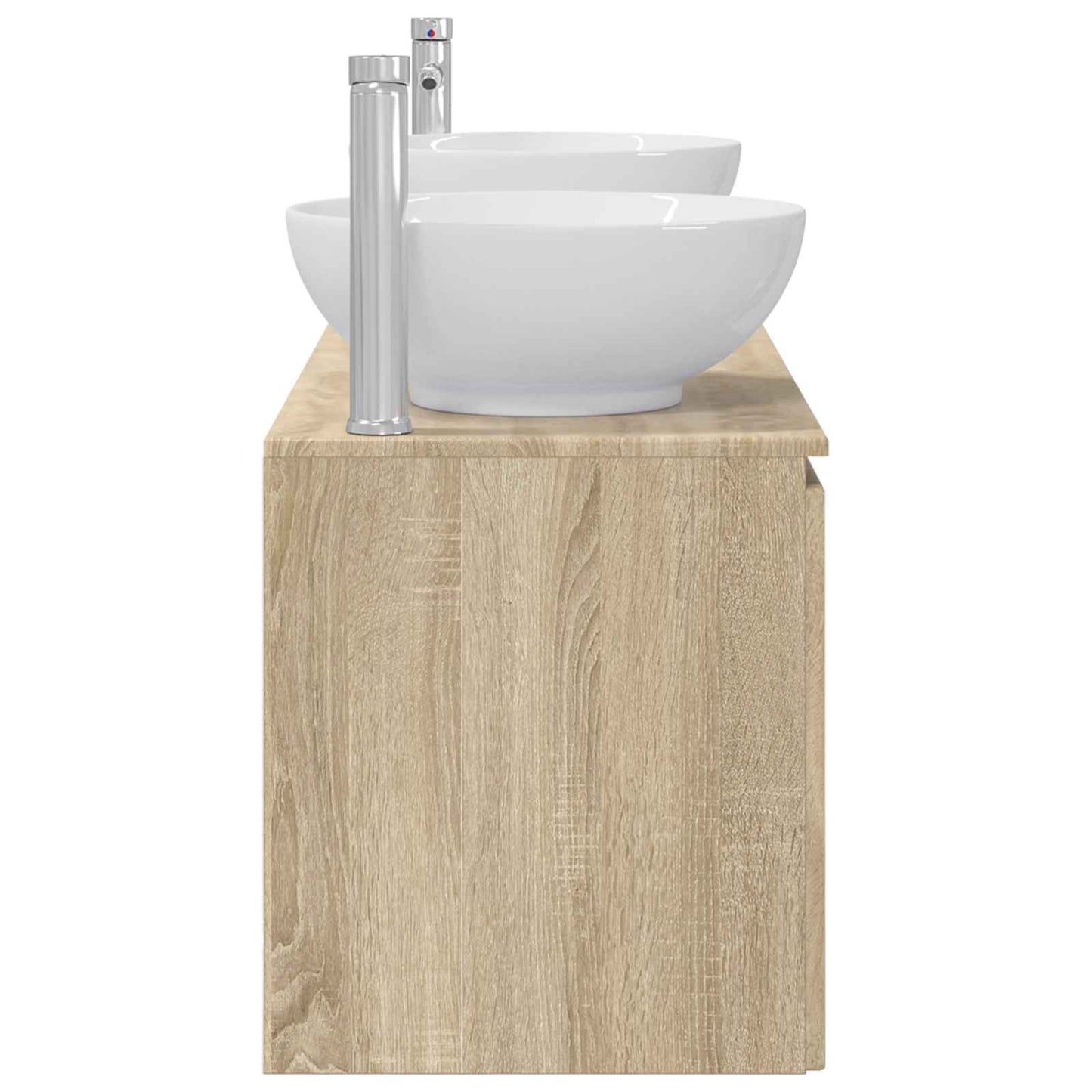 vidaXL Σετ Ντουλαπιών Μπάνιου 3 τμχ. Sonoma Δρυς 49,5 x 44,5 x 65 εκ