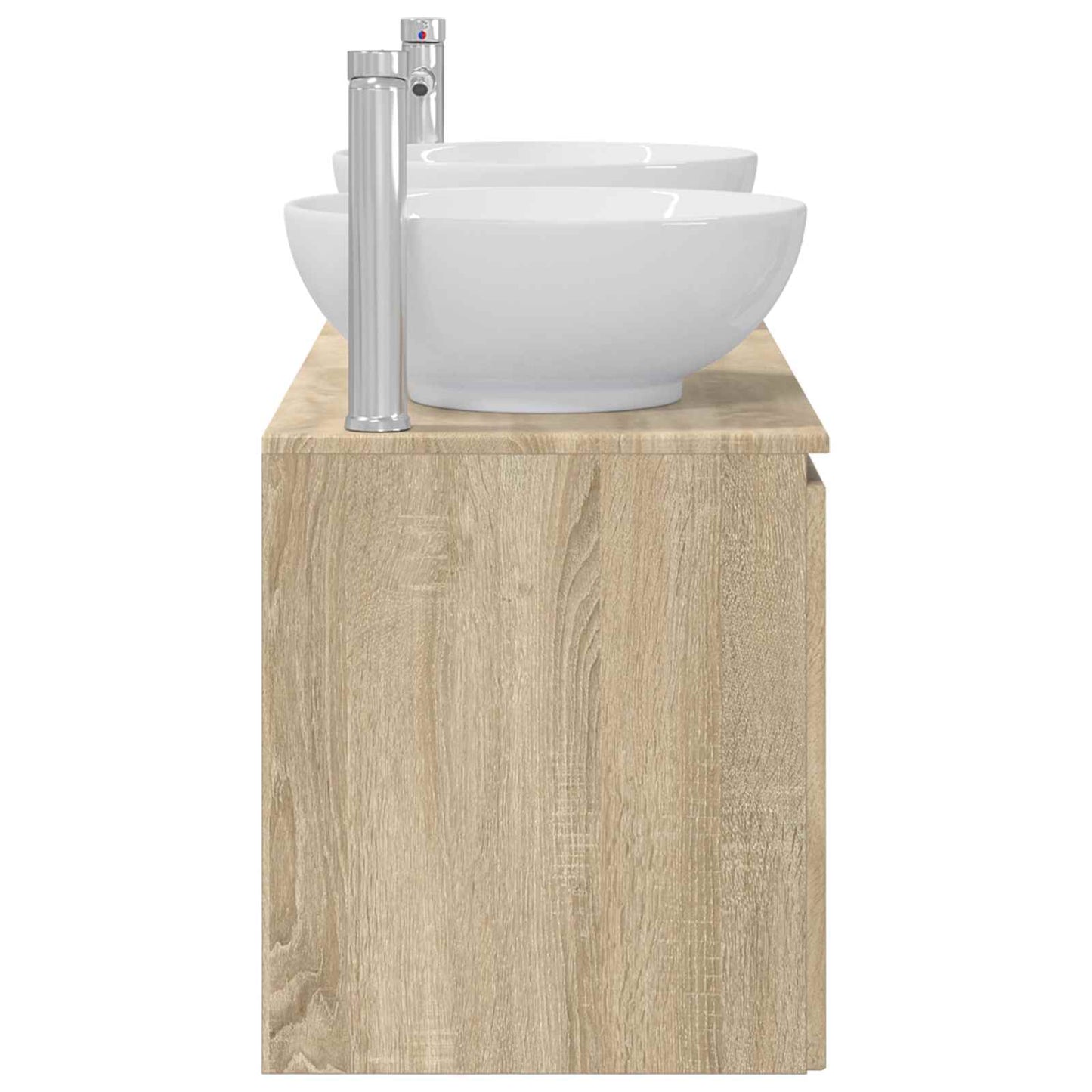 vidaXL Σετ Ντουλαπιών Μπάνιου 3 τμχ. Sonoma Δρυς 49,5 x 44,5 x 65 εκ