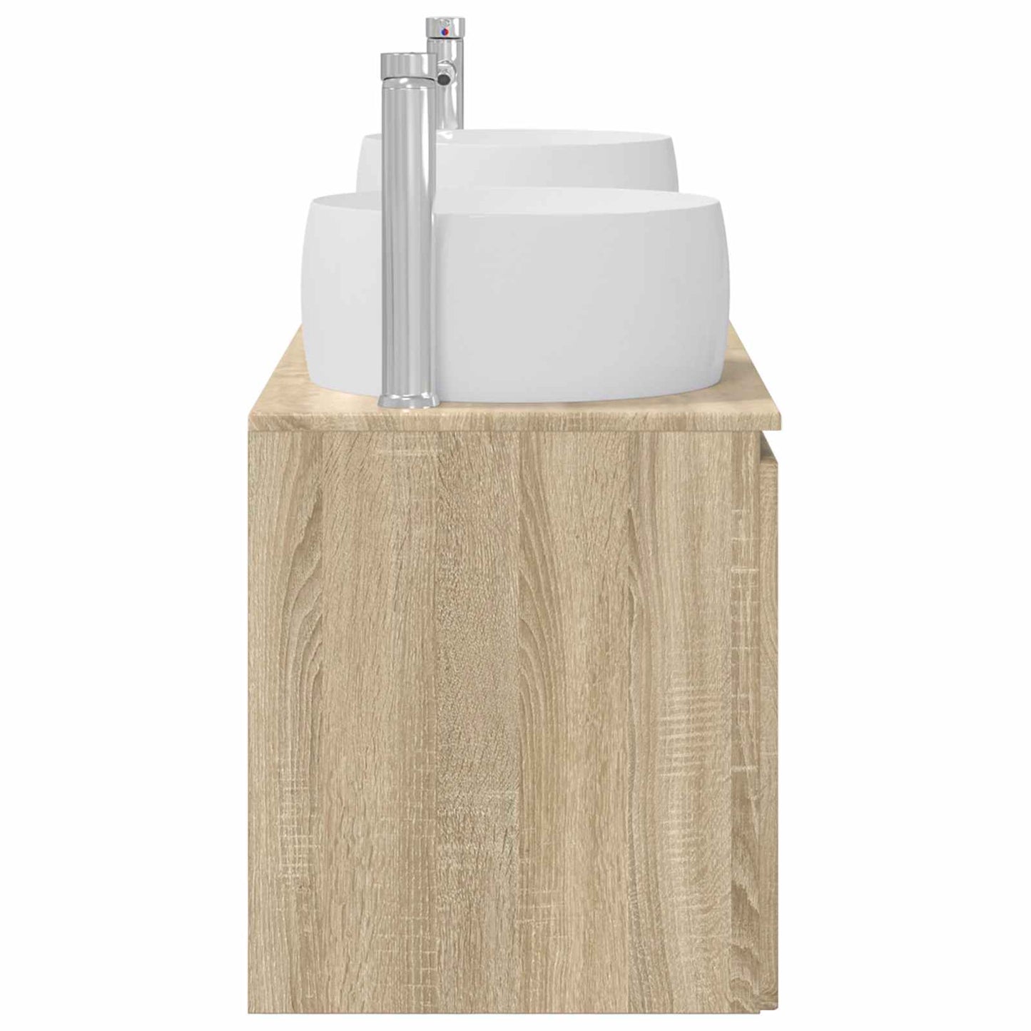vidaXL Σετ Ντουλαπιών Μπάνιου 3 τμχ. Sonoma Δρυς 49,5 x 44,5 x 66 εκ
