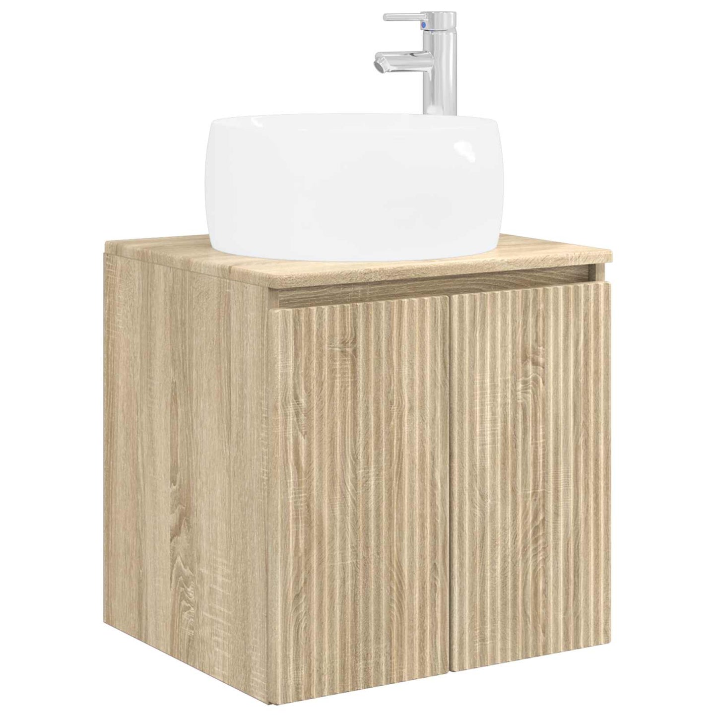 vidaXL Σετ Ντουλαπιών Μπάνιου 3 τμχ. Sonoma Δρυς 49,5 x 44,5 x 66 εκ