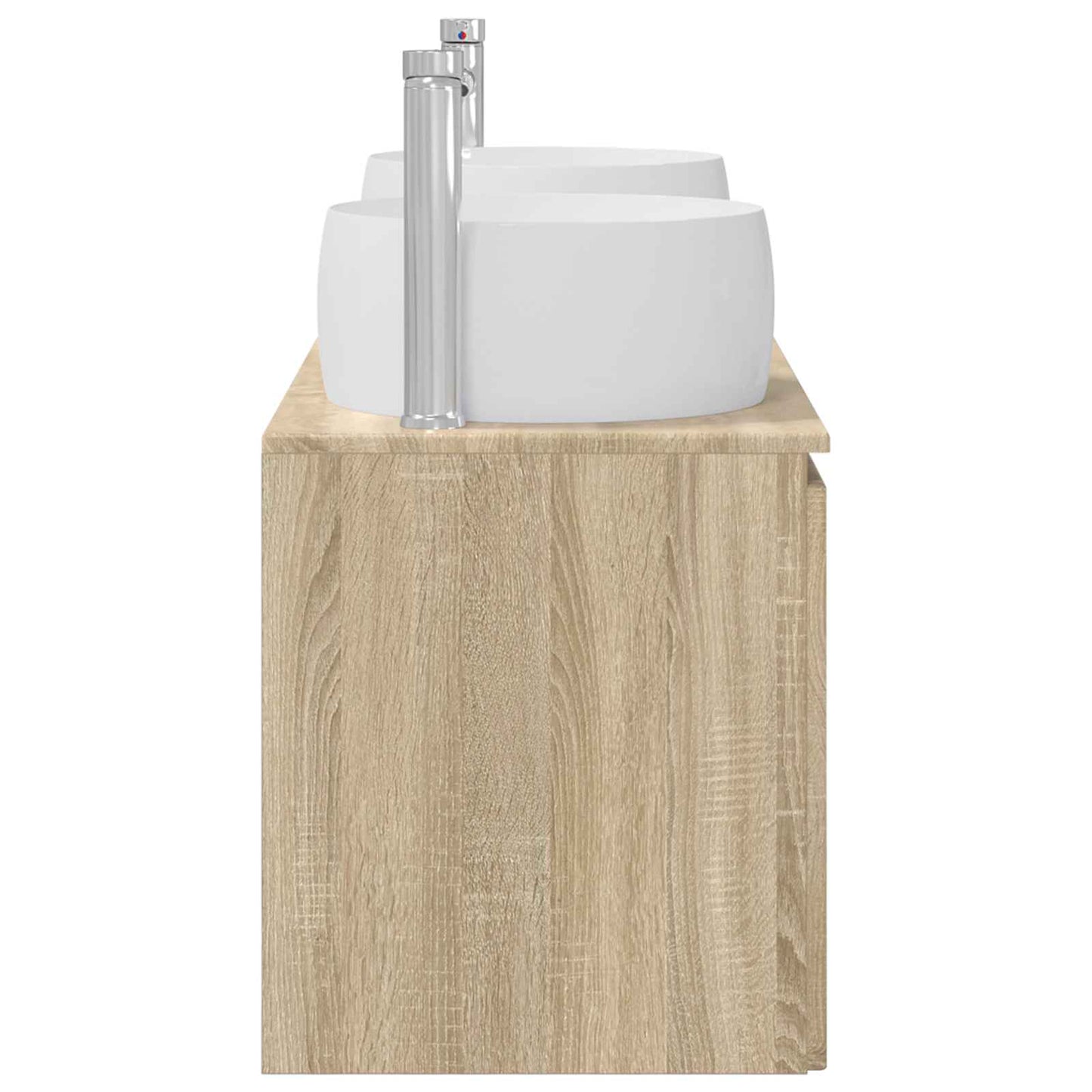 vidaXL Σετ Ντουλαπιών Μπάνιου 3 τμχ. Sonoma Δρυς 49,5 x 44,5 x 66 εκ