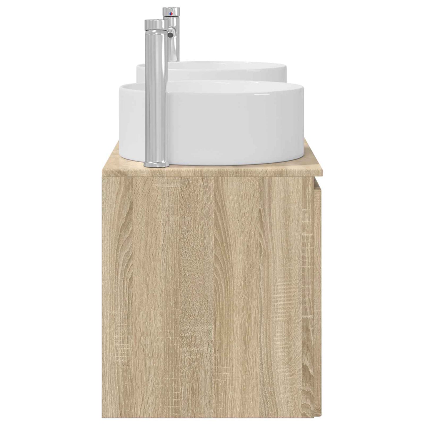 vidaXL Σετ Ντουλαπιών Μπάνιου 3 τμχ. Sonoma Δρυς 49,5 x 44,5 x 65,5 εκ