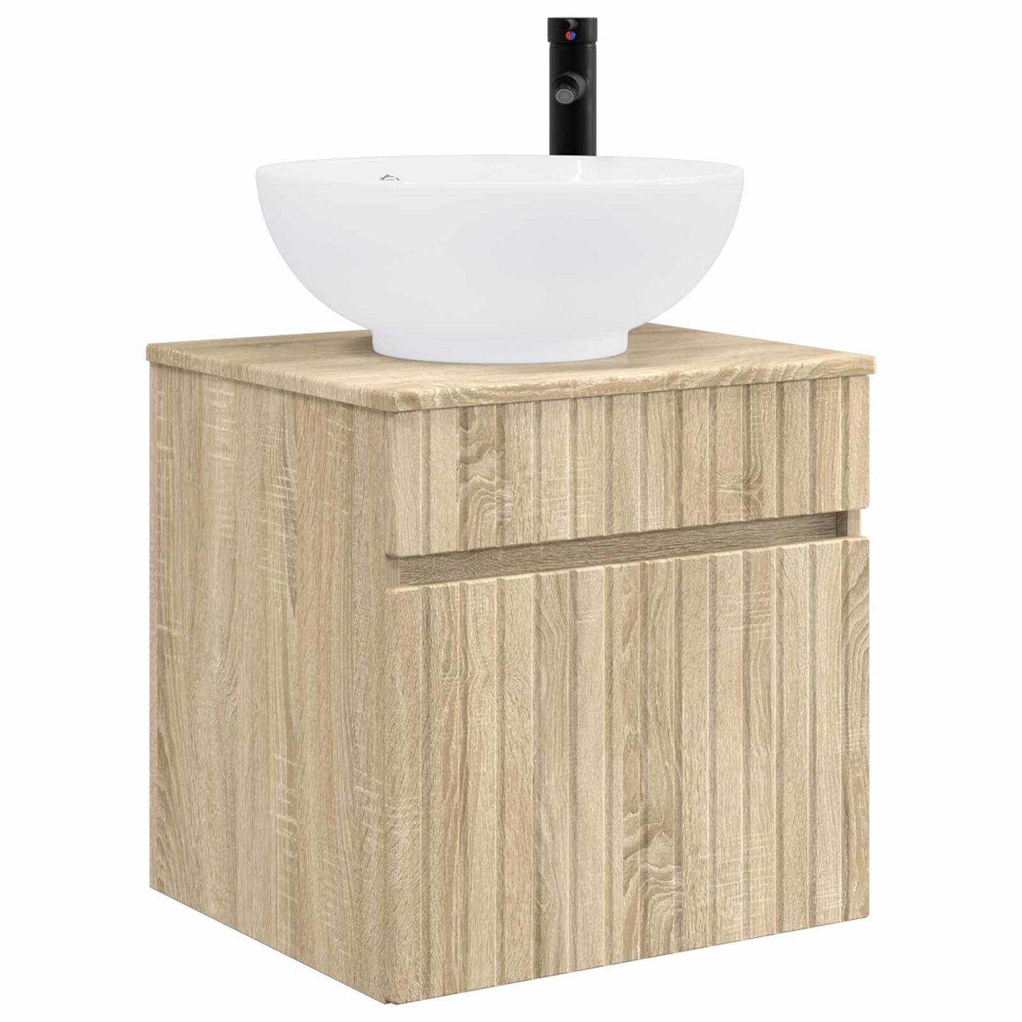vidaXL Σετ Ντουλαπιών Μπάνιου 3 τμχ. Sonoma Δρυς 49 x 44,5 x 66,5 εκ