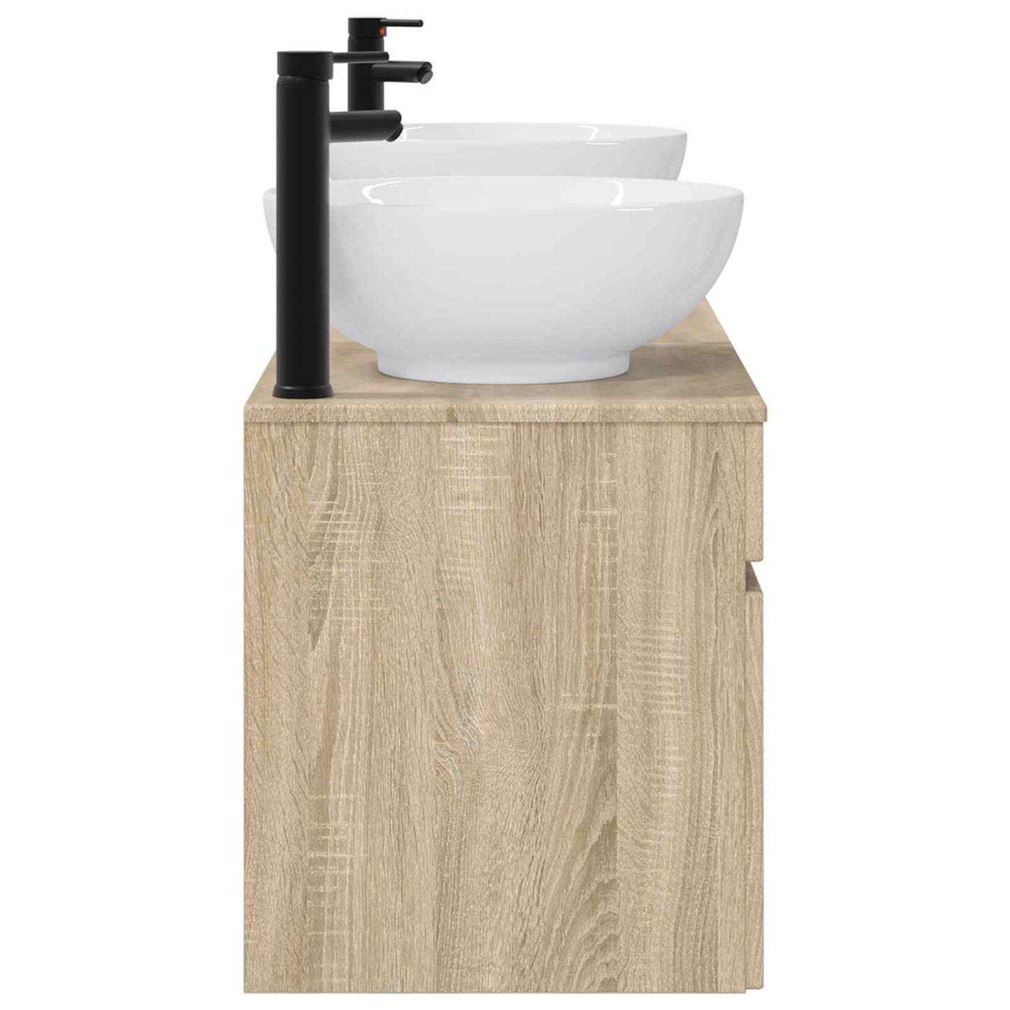 vidaXL Σετ Ντουλαπιών Μπάνιου 3 τμχ. Sonoma Δρυς 49 x 44,5 x 66,5 εκ