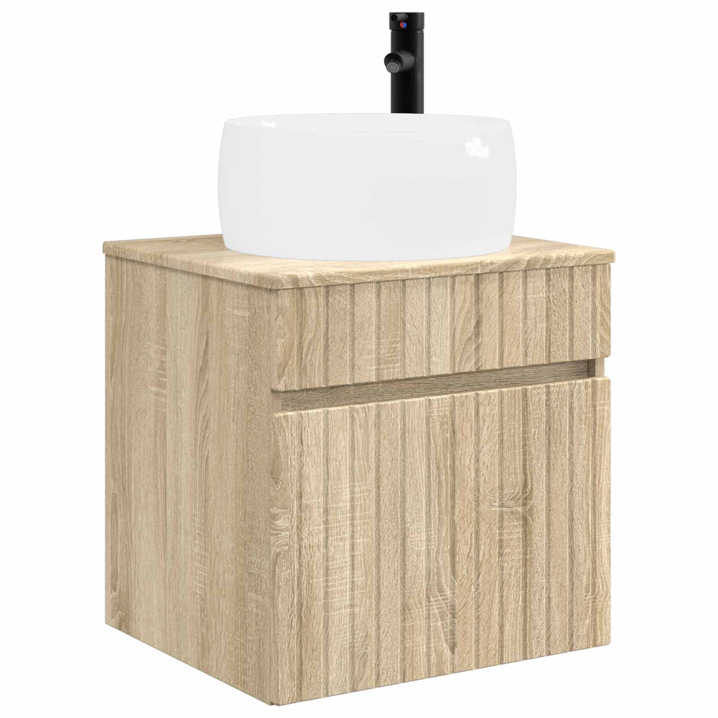 vidaXL Σετ Ντουλαπιών Μπάνιου 3 τμχ. Sonoma Δρυς 49 x 44,5 x 66 εκ