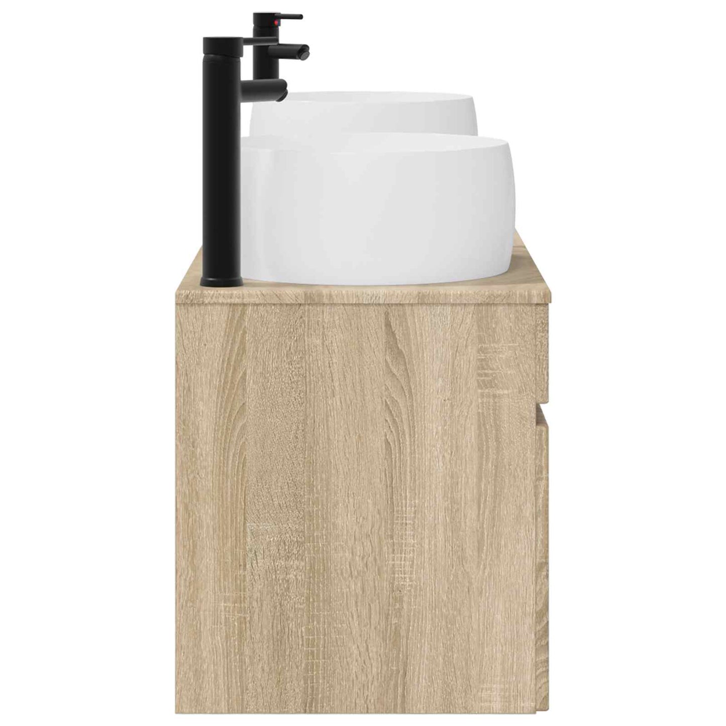 vidaXL Σετ Ντουλαπιών Μπάνιου 3 τμχ. Sonoma Δρυς 49 x 44,5 x 66 εκ
