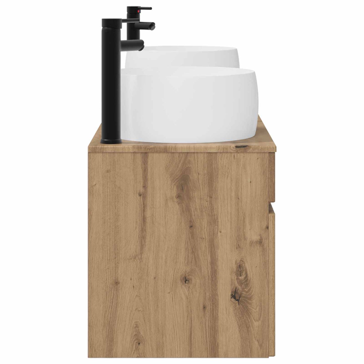 vidaXL Σετ Ντουλαπιών Μπάνιου 3 τμχ. Artisan Δρυς 49 x 44,5 x 66 εκ