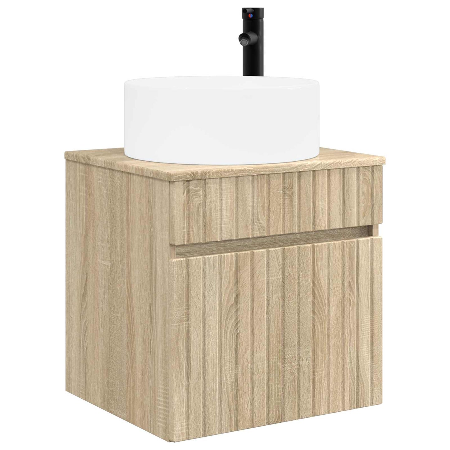 vidaXL Σετ Ντουλαπιών Μπάνιου 3 τμχ. Sonoma Δρυς 49 x 44,5 x 65,5 εκ