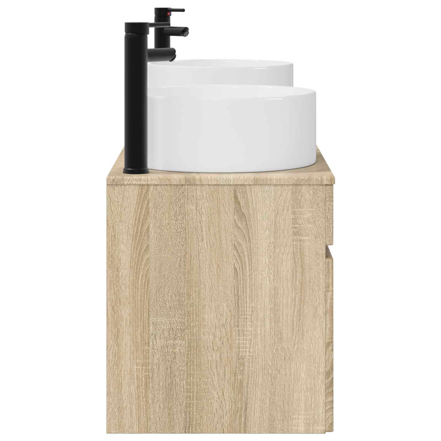 vidaXL Σετ Ντουλαπιών Μπάνιου 3 τμχ. Sonoma Δρυς 49 x 44,5 x 65,5 εκ