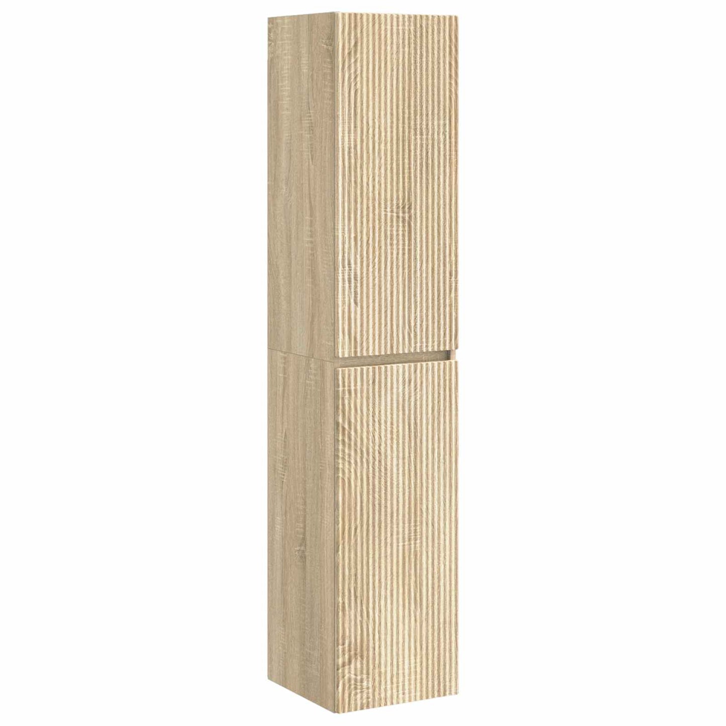 vidaXL Σετ Επίπλων Μπάνιου 3 τμχ. Sonoma Δρυς 33 x 34,5 x 160 εκ
