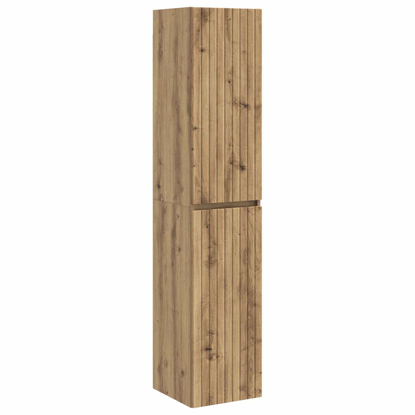 vidaXL Σετ Επίπλων Μπάνιου 3 τμχ. Artisan Δρυς 33 x 34,5 x 160 εκ
