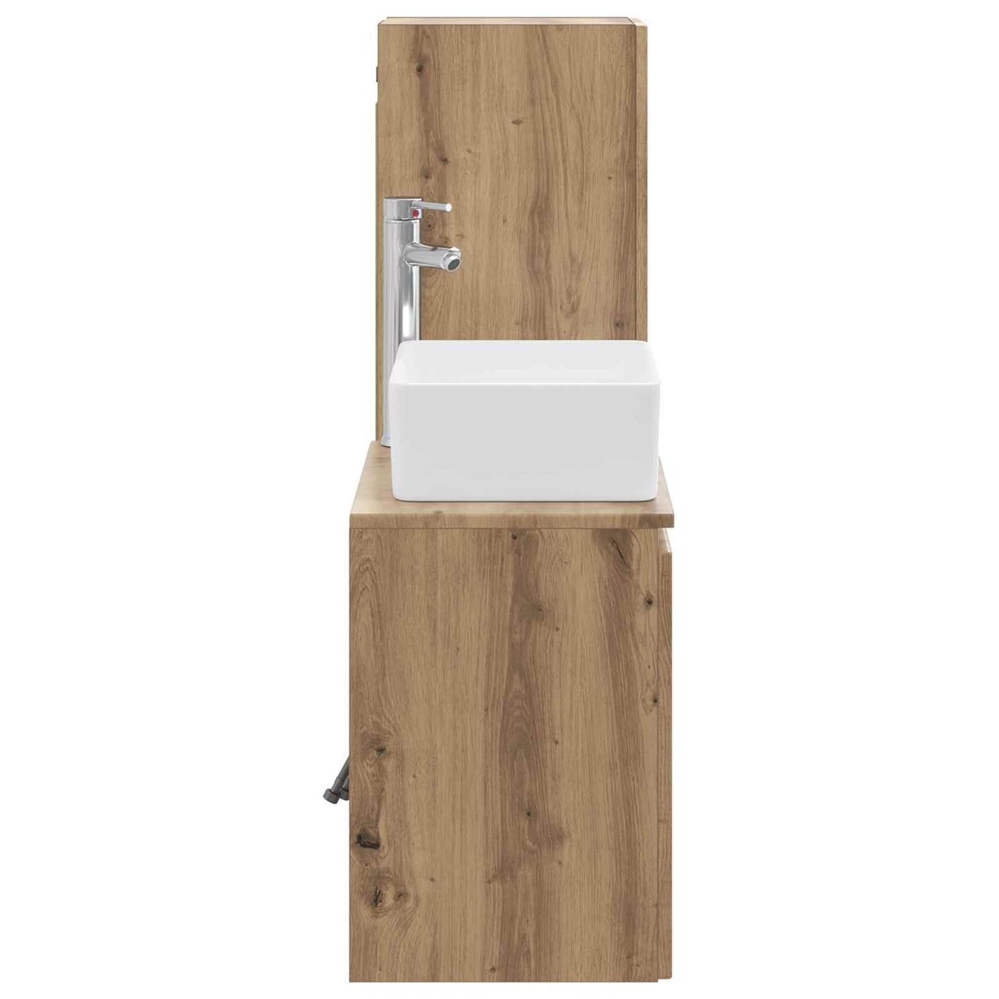 vidaXL Σετ Επίπλων Μπάνιου 2 τμχ. Artisan Δρυς 33 x 34,5 x 100 εκ