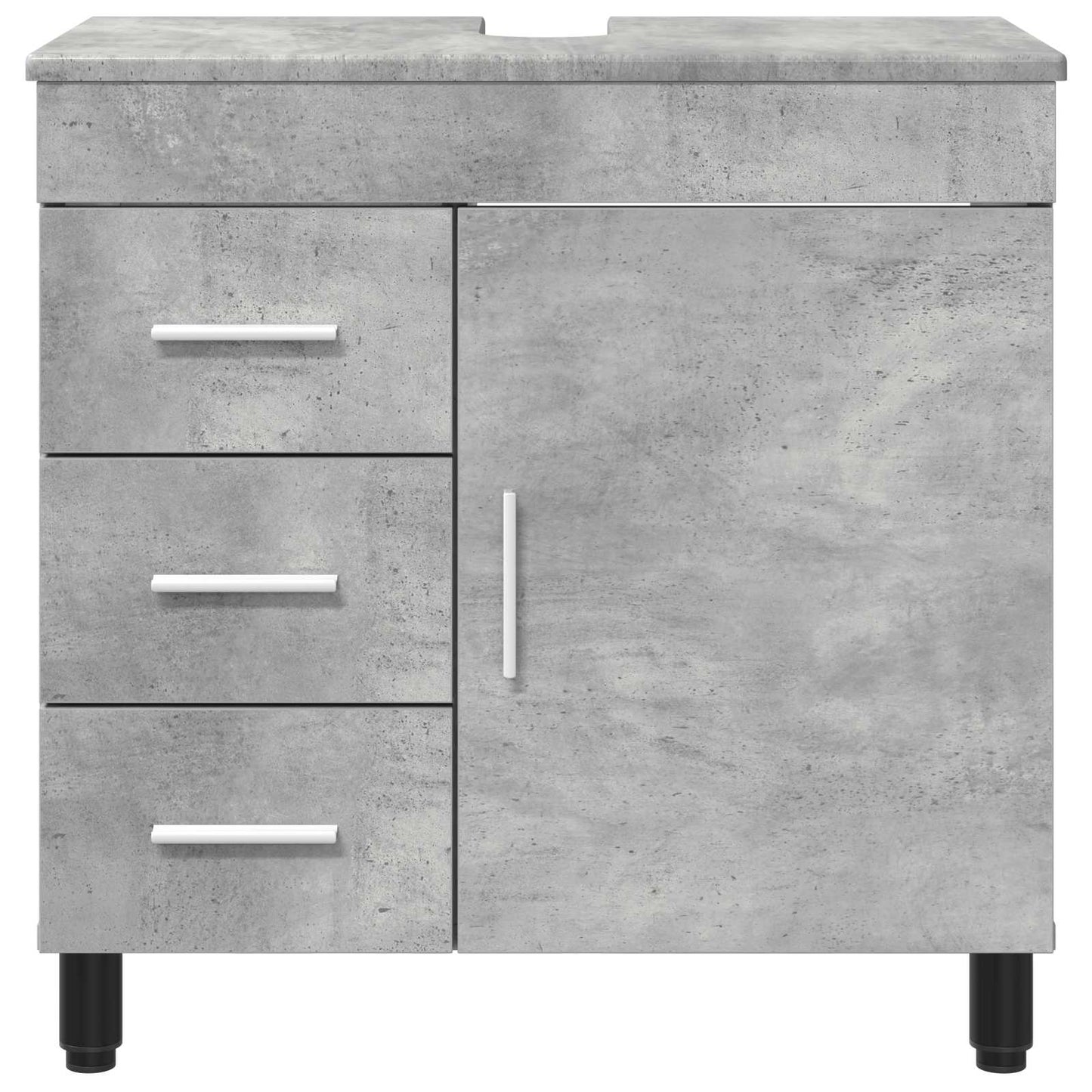vidaXL Έπιπλο μπάνιου Γκρι Σκυροδέματος 60 x 35 x 60 εκ.
