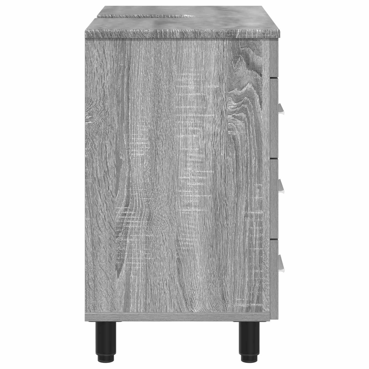 vidaXL Έπιπλο μπάνιου Γκρι Sonoma 60 x 35 x 60 εκ. Επεξεργασμένο Ξύλο