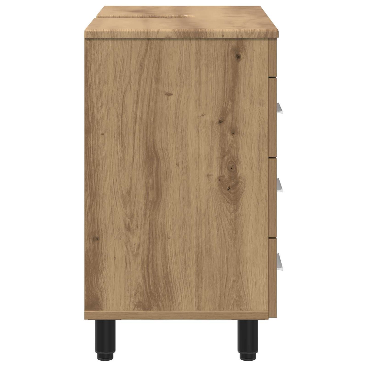vidaXL Έπιπλο μπάνιου Artisan Δρυς 60 x 35 x 60 εκ. Επεξεργασμένο Ξύλο