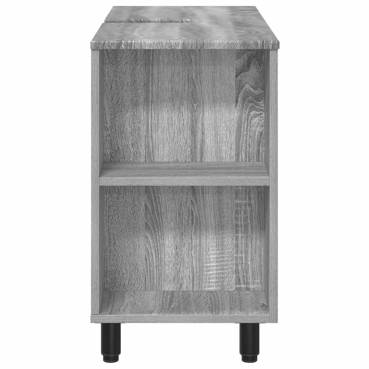 vidaXL Έπιπλο μπάνιου Γκρι Sonoma 80 x 35 x 60 cm Επεξεργασμένο Ξύλο