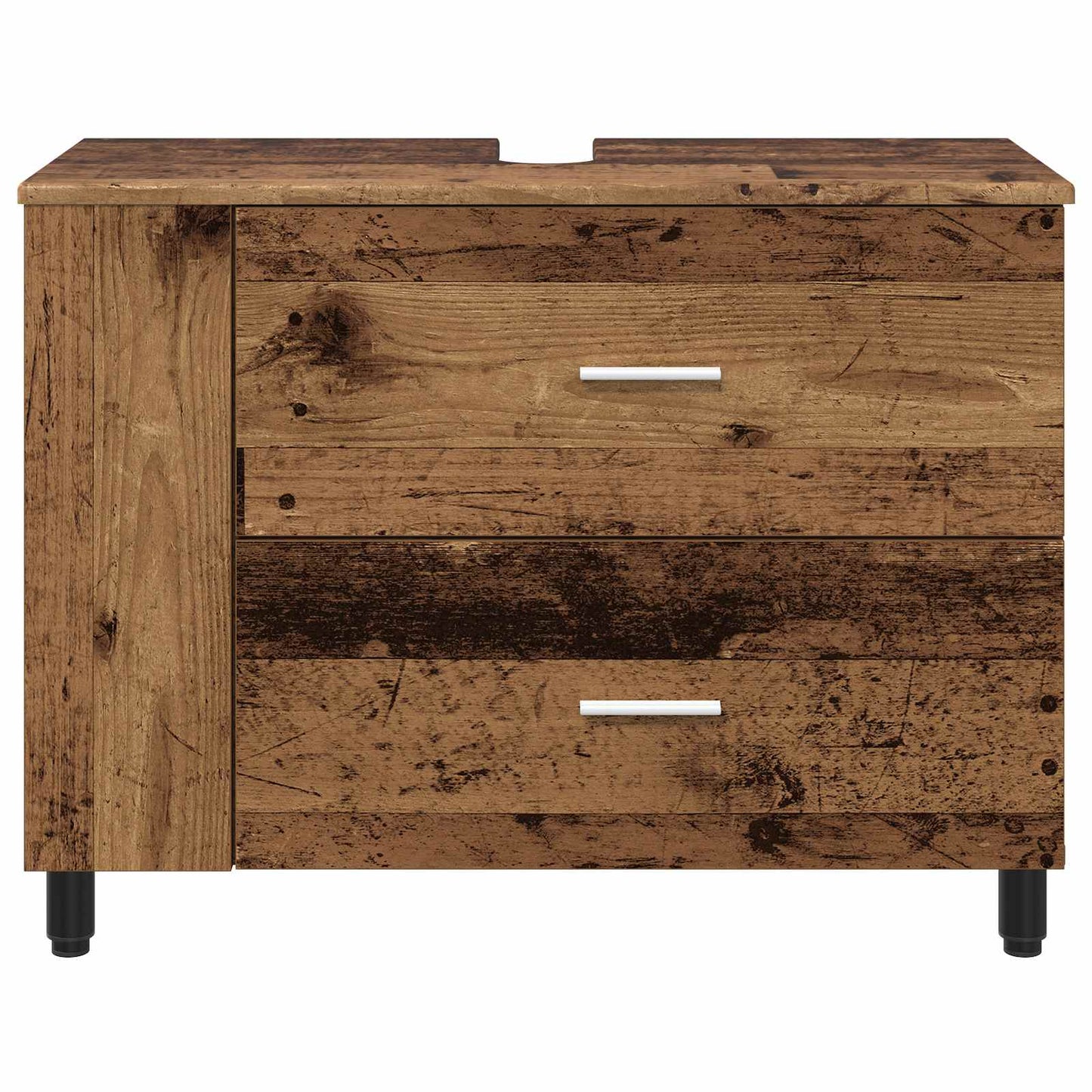 vidaXL Έπιπλο μπάνιου Παλαιωμένο ξύλο 80 x 35 x 60 cm