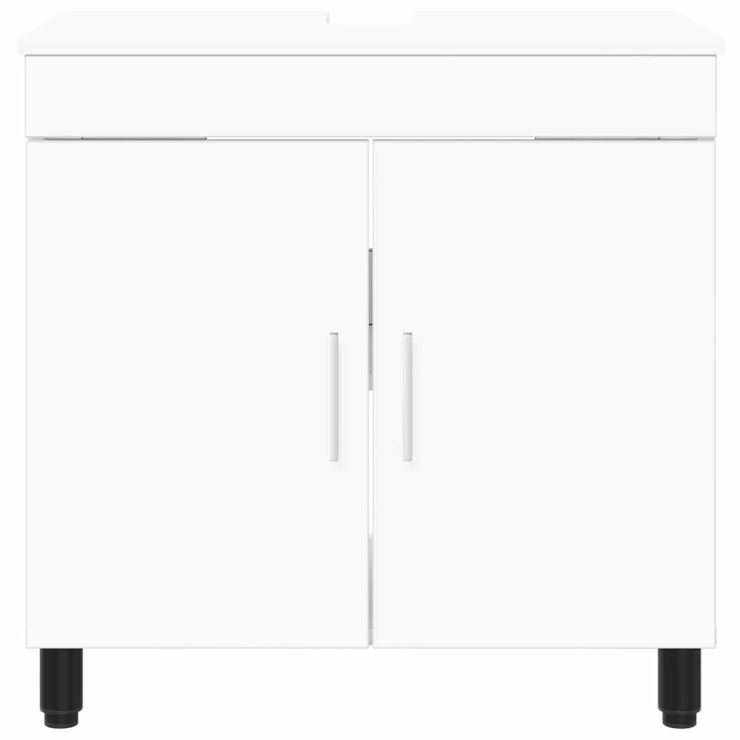 vidaXL Έπιπλο μπάνιου Λευκό 60 x 35 x 60 εκ. Επεξεργασμένο Ξύλο