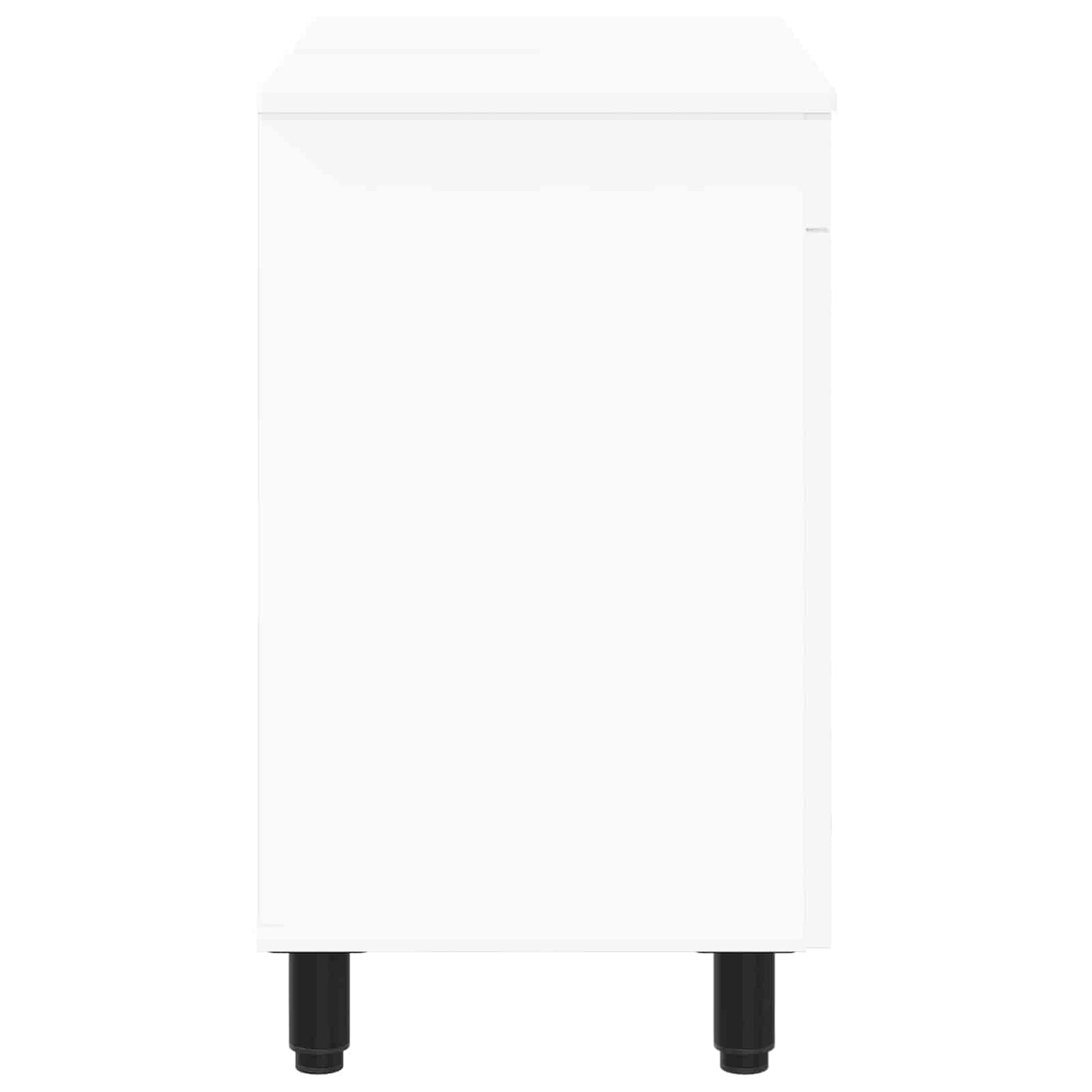 vidaXL Έπιπλο μπάνιου Λευκό 60 x 35 x 60 εκ. Επεξεργασμένο Ξύλο