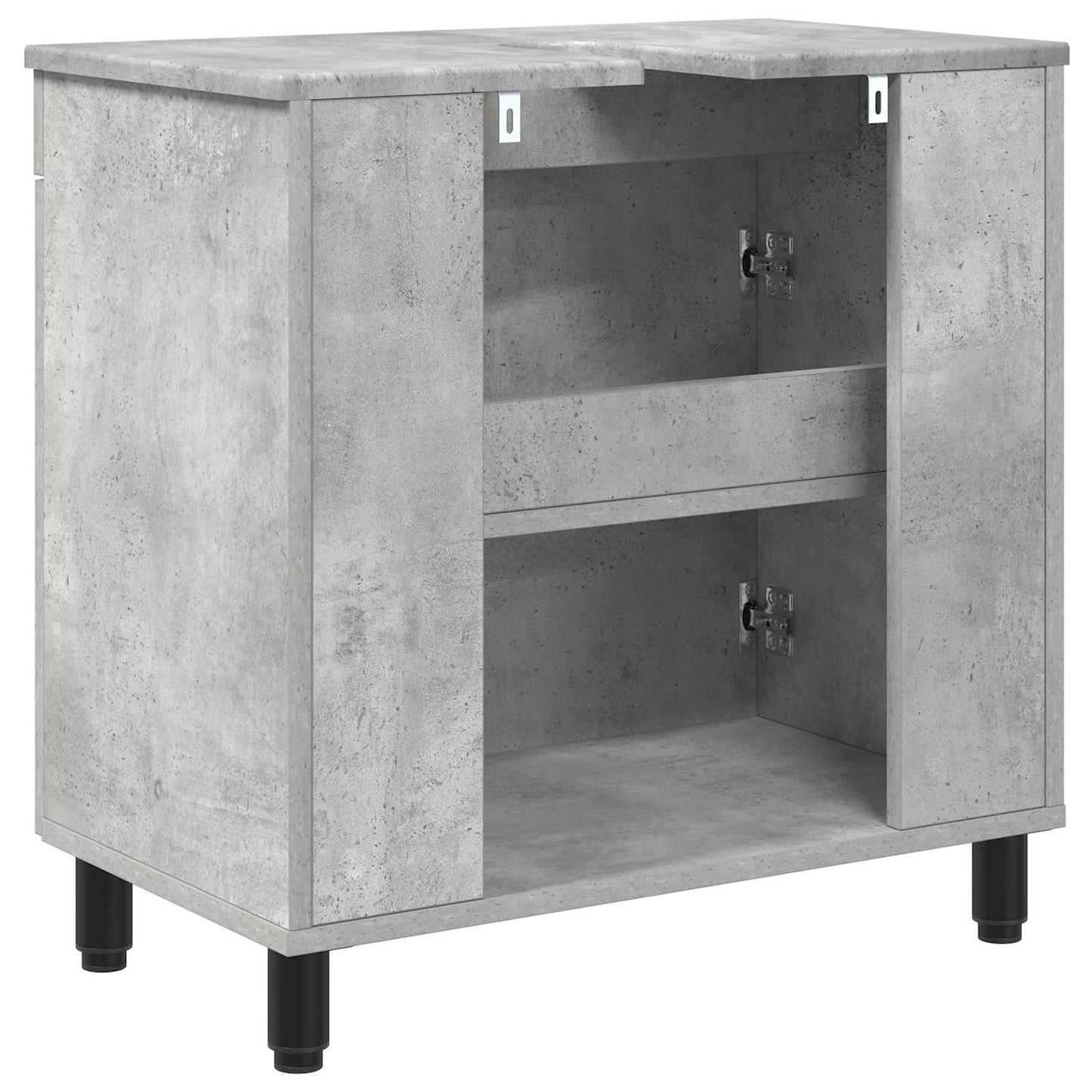 vidaXL Έπιπλο μπάνιου Γκρι Σκυροδέματος 60 x 35 x 60 εκ.
