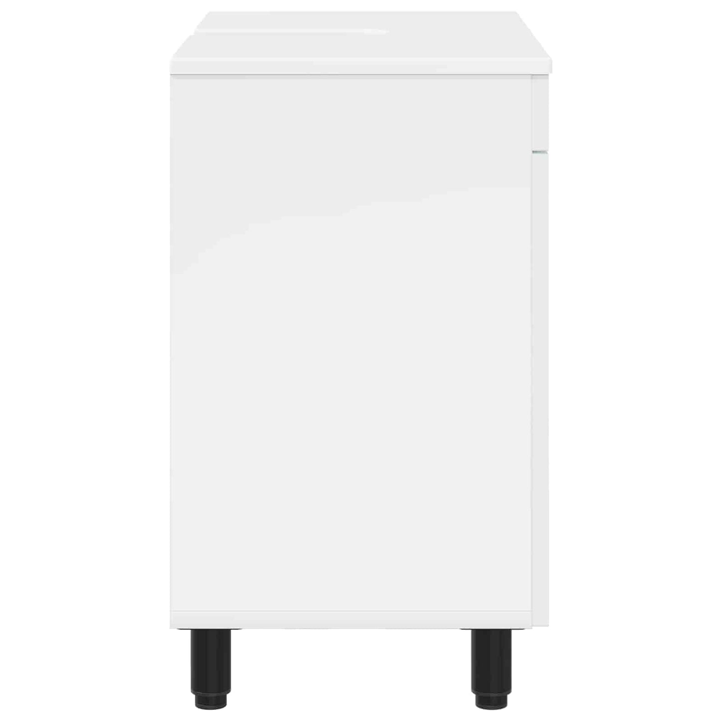 vidaXL Έπιπλο μπάνιου Γυαλιστερό Λευκό 60 x 35 x 60 εκ.