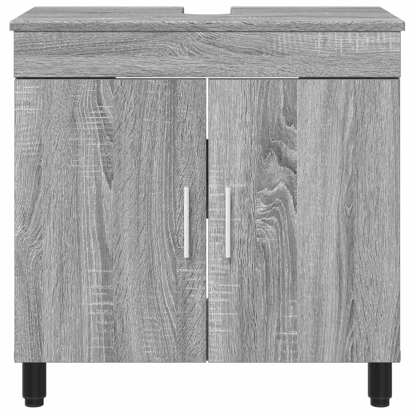 vidaXL Έπιπλο μπάνιου Γκρι Sonoma 60 x 35 x 60 εκ. Επεξεργασμένο Ξύλο