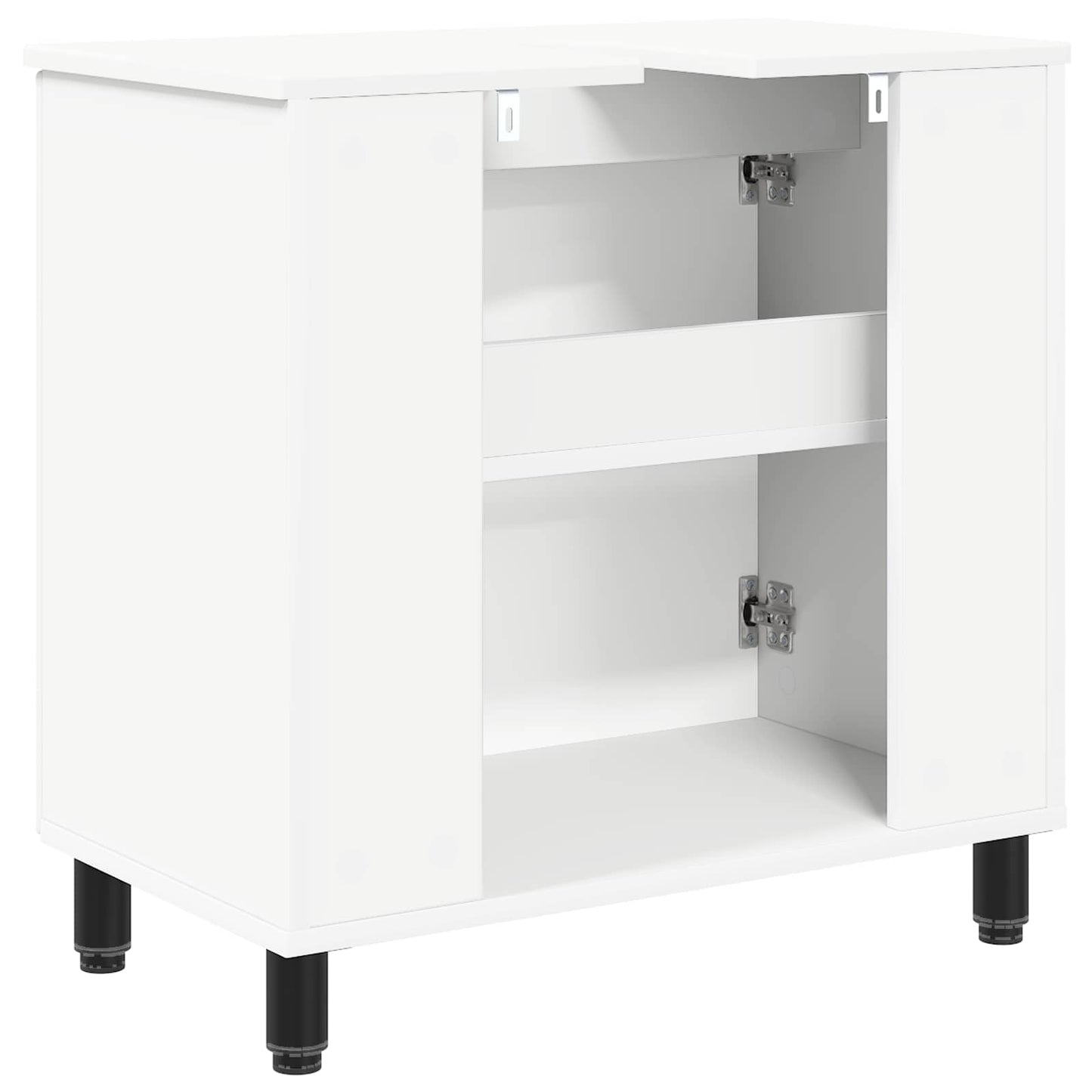 vidaXL Έπιπλο μπάνιου Λευκό 60 x 35 x 60 εκ. Επεξεργασμένο Ξύλο