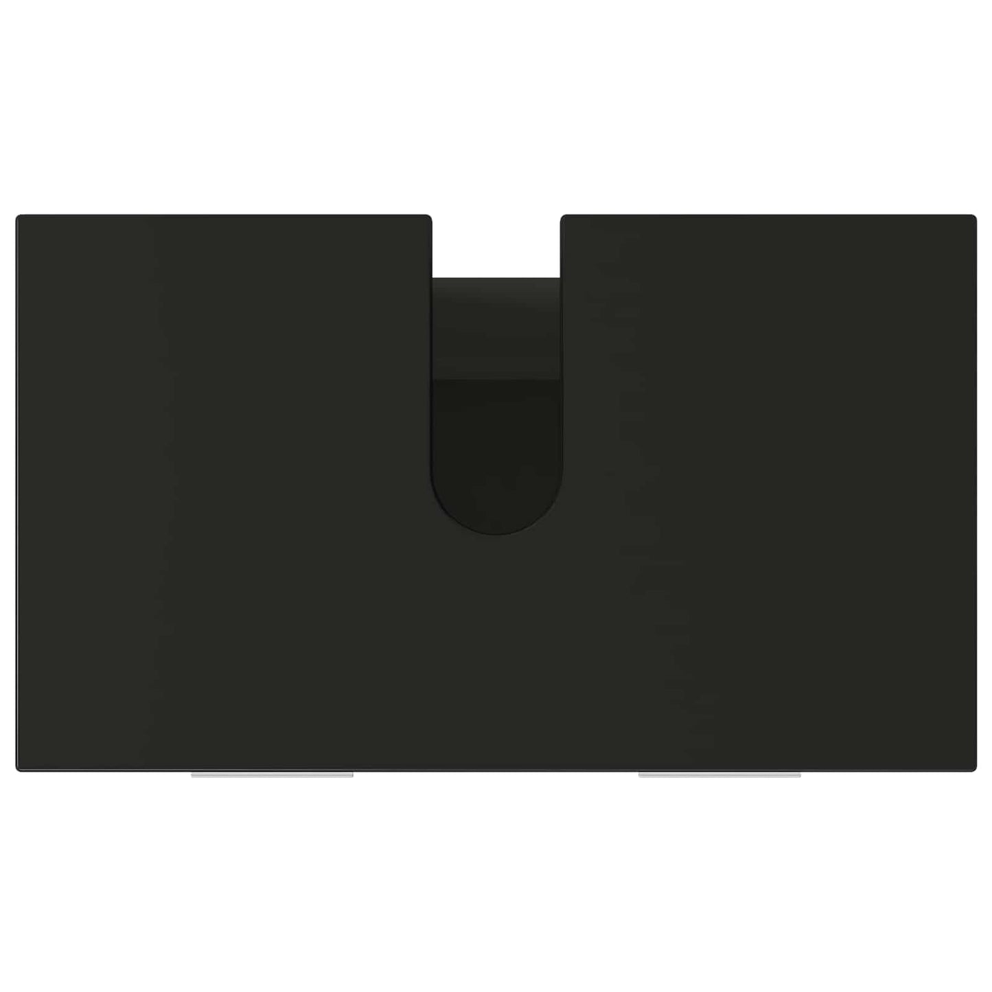 vidaXL Έπιπλο μπάνιου Μαύρο 60 x 35 x 60 εκ. Επεξεργασμένο Ξύλο