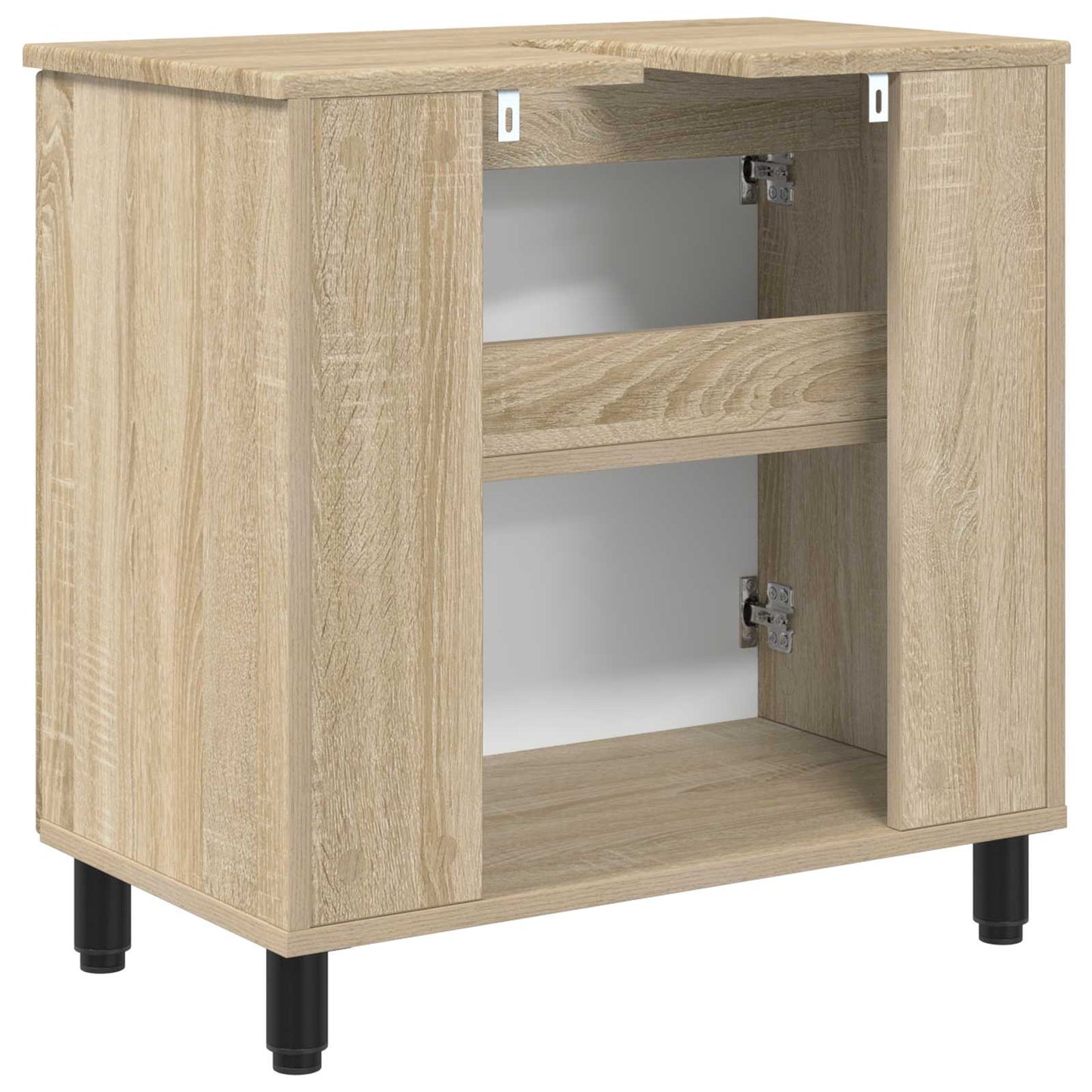 vidaXL Έπιπλο μπάνιου Sonoma Δρυς 60 x 35 x 60 εκ. Επεξεργασμένο Ξύλο
