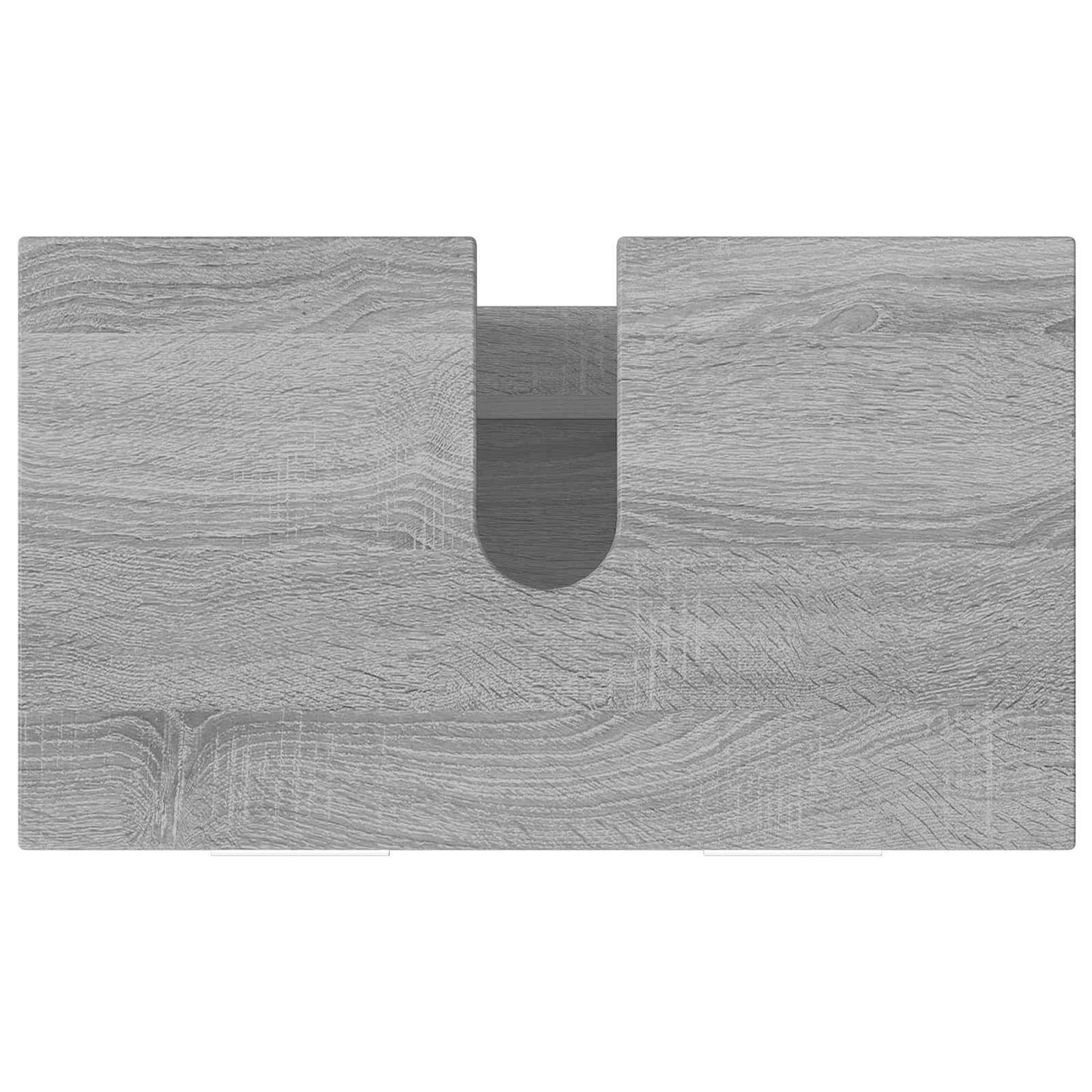 vidaXL Έπιπλο μπάνιου Γκρι Sonoma 60 x 35 x 60 εκ. Επεξεργασμένο Ξύλο