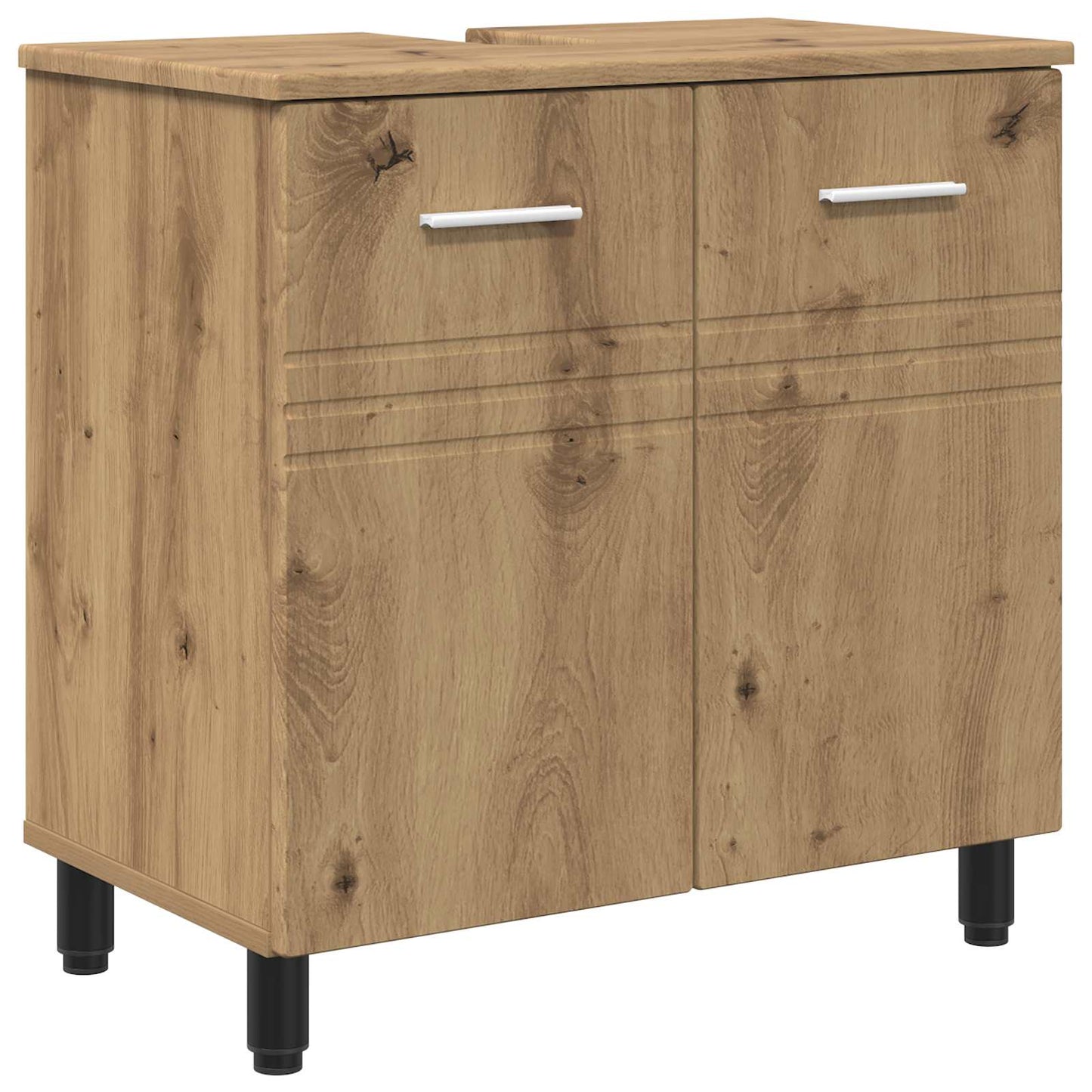 vidaXL Έπιπλο μπάνιου Artisan Δρυς 60 x 35 x 60 εκ. Επεξεργασμένο Ξύλο