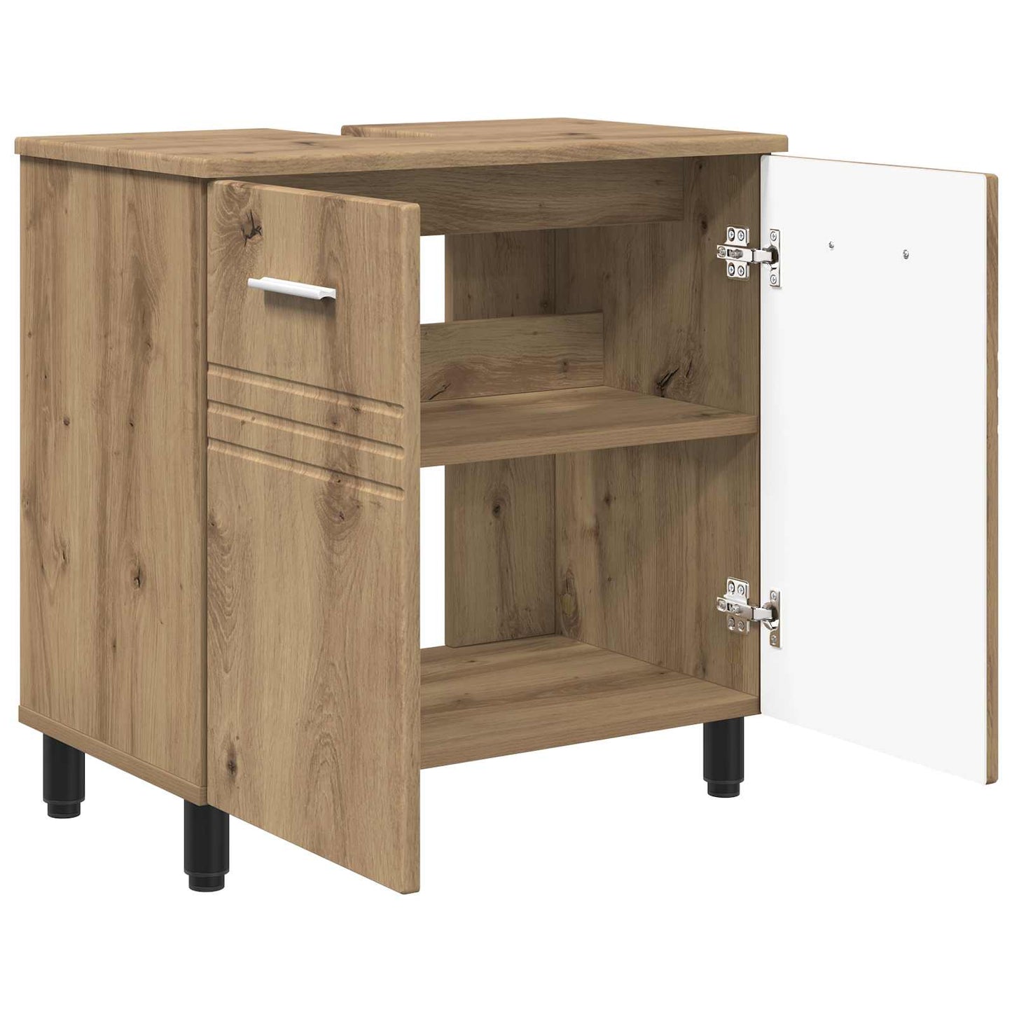 vidaXL Έπιπλο μπάνιου Artisan Δρυς 60 x 35 x 60 εκ. Επεξεργασμένο Ξύλο
