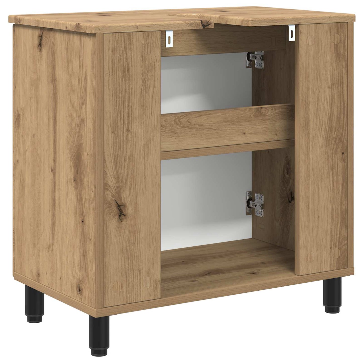 vidaXL Έπιπλο μπάνιου Artisan Δρυς 60 x 35 x 60 εκ. Επεξεργασμένο Ξύλο