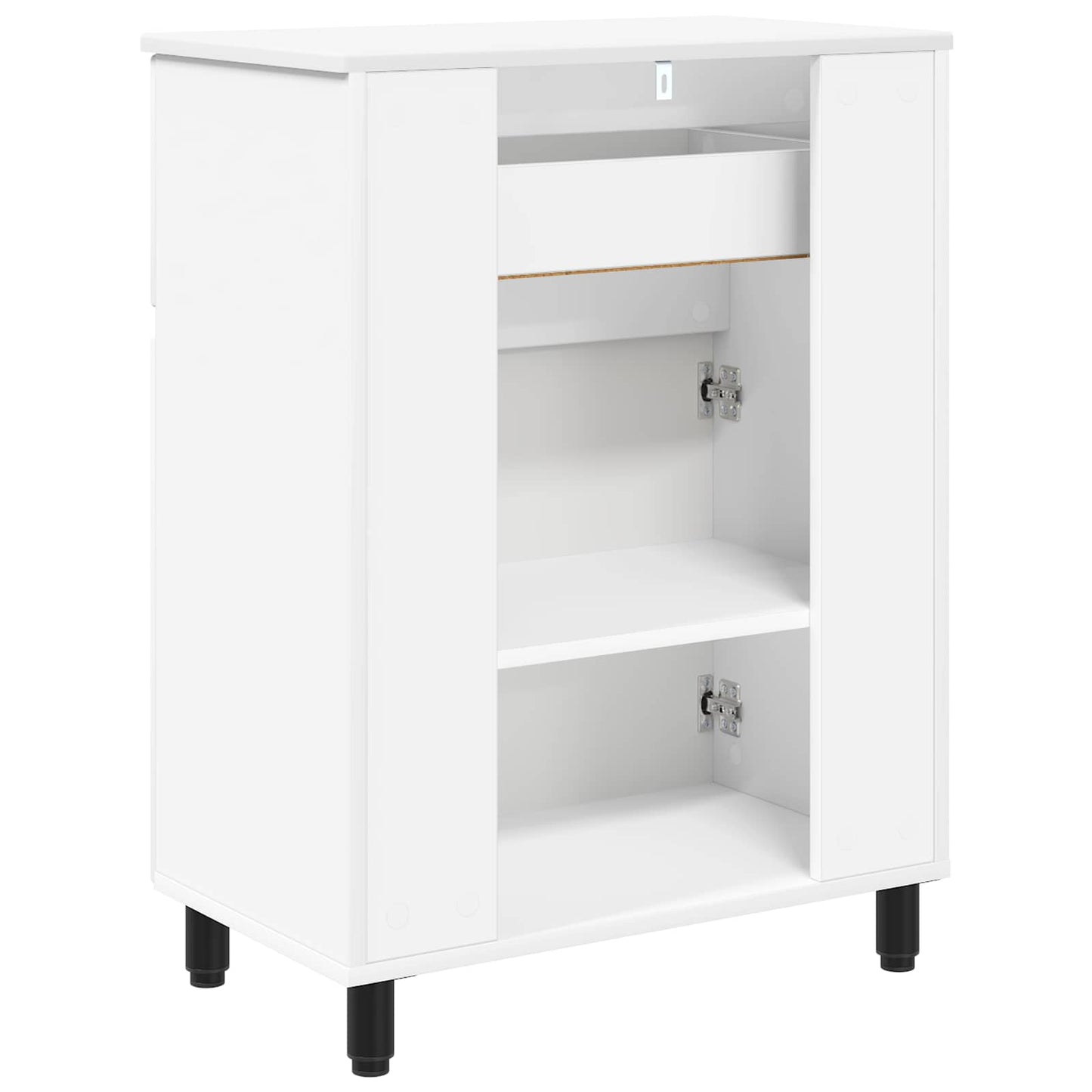 vidaXL Έπιπλο μπάνιου Λευκό 60 x 35 x 80 εκ Επεξεργασμένο Ξύλο