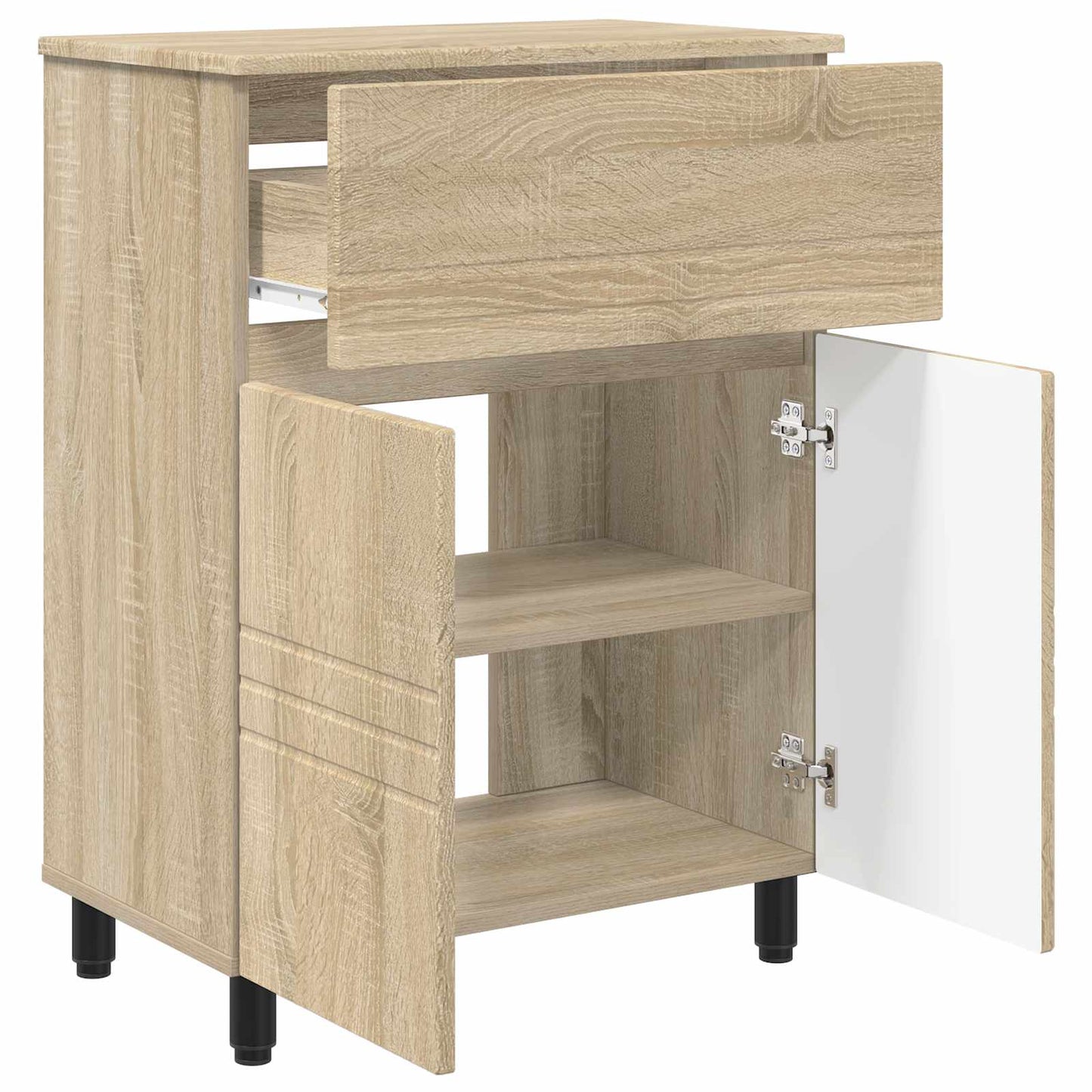 vidaXL Έπιπλο μπάνιου Sonoma Δρυς 60 x 35 x 80 εκ Επεξεργασμένο Ξύλο