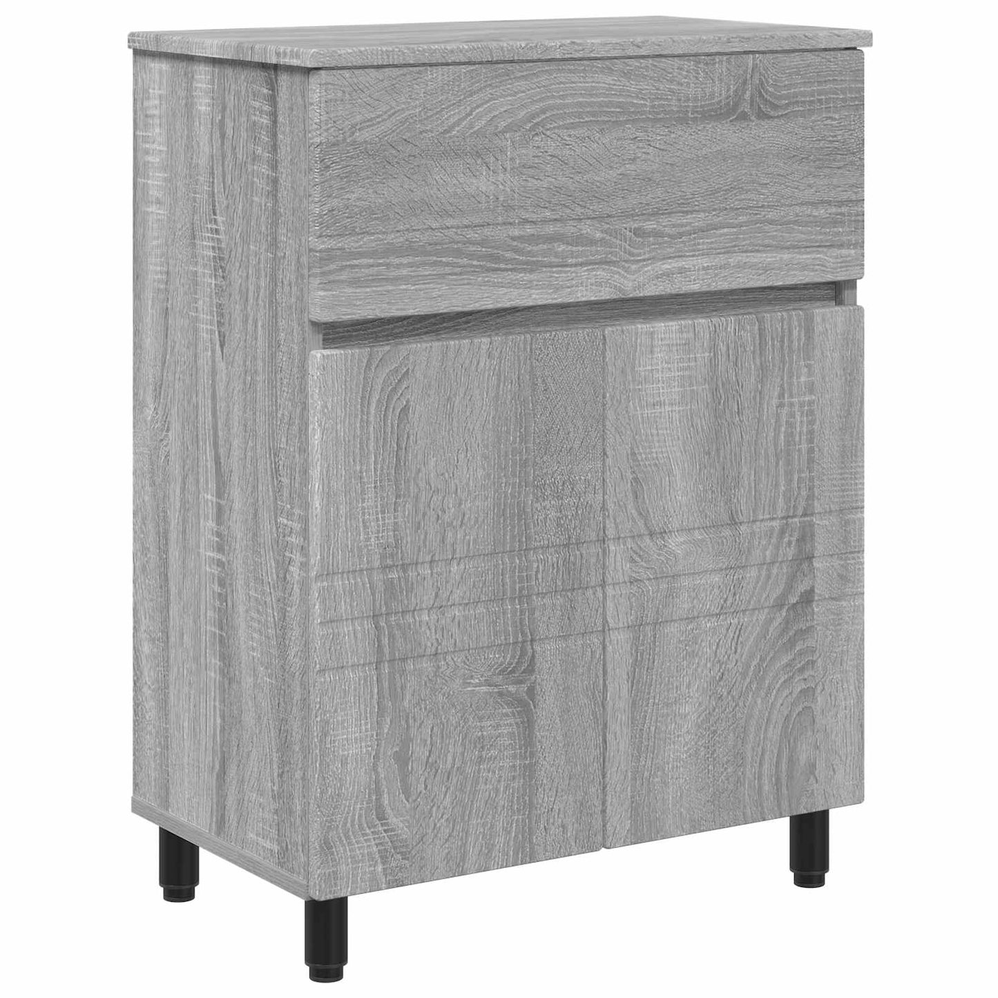 vidaXL Έπιπλο μπάνιου Γκρι Sonoma 60 x 35 x 80 εκ Επεξεργασμένο Ξύλο