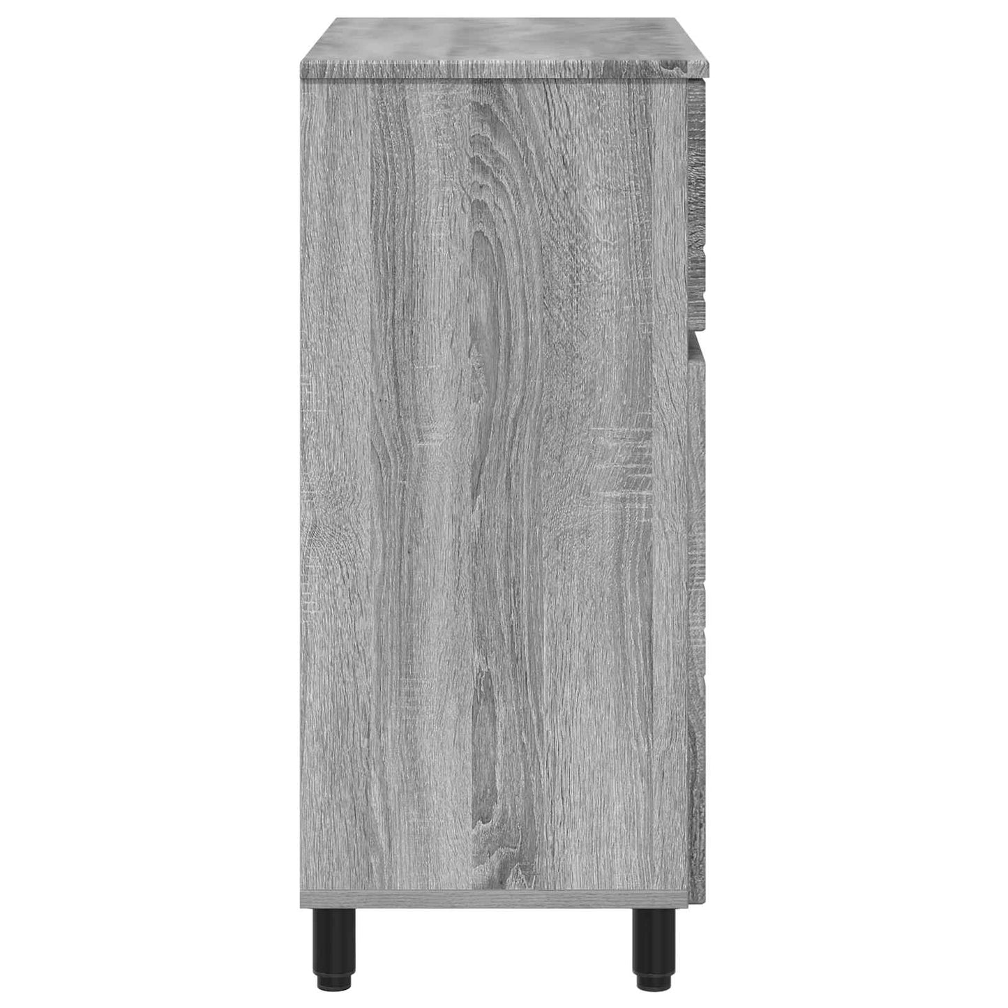 vidaXL Έπιπλο μπάνιου Γκρι Sonoma 60 x 35 x 80 εκ Επεξεργασμένο Ξύλο