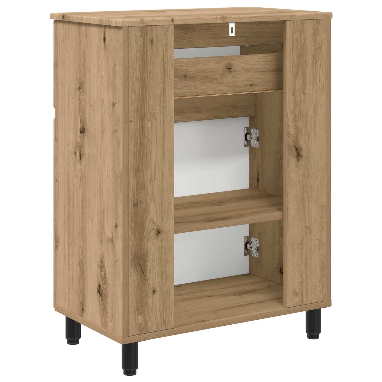 vidaXL Έπιπλο μπάνιου Artisan Δρυς 60 x 35 x 80 εκ Επεξεργασμένο Ξύλο