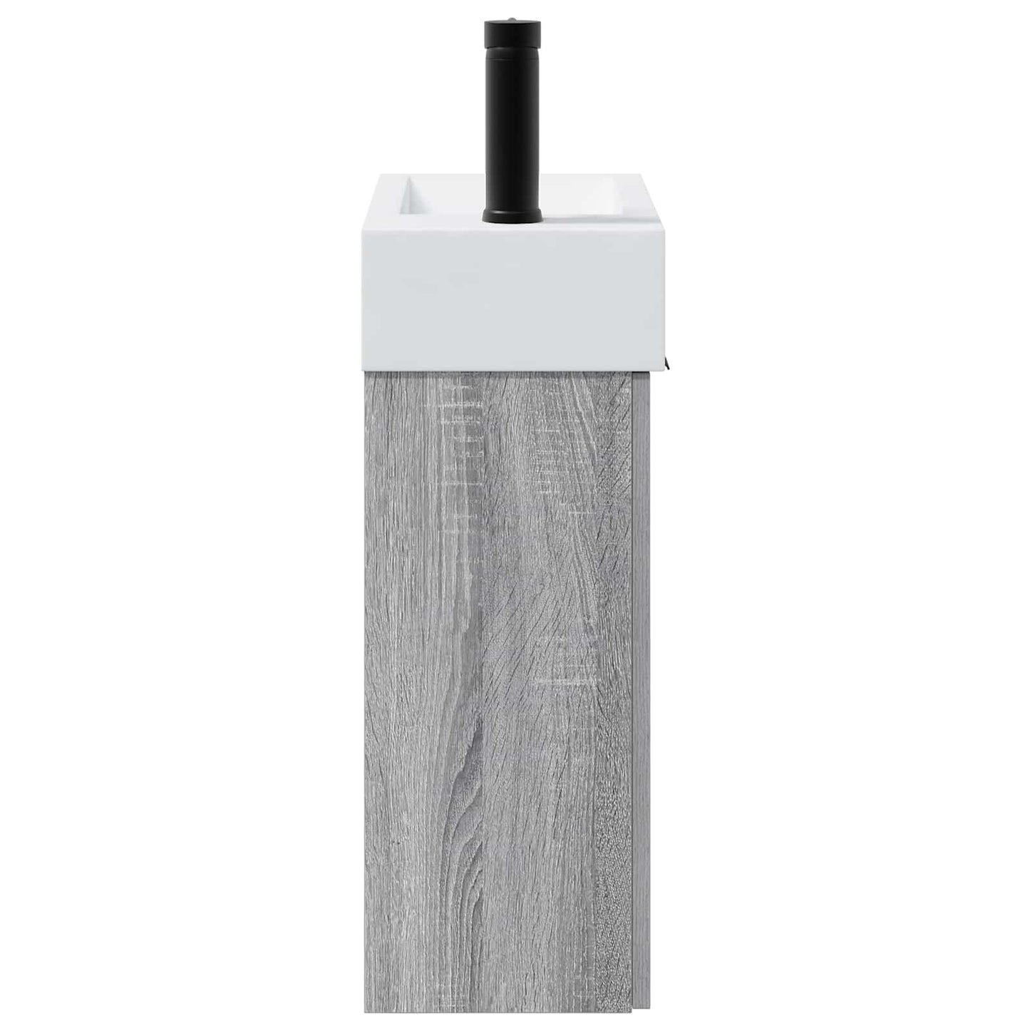 vidaXL Μονάδα μπάνιου με βρύση Γκρι Sonoma 45,5 x 22,5 x 84 εκ