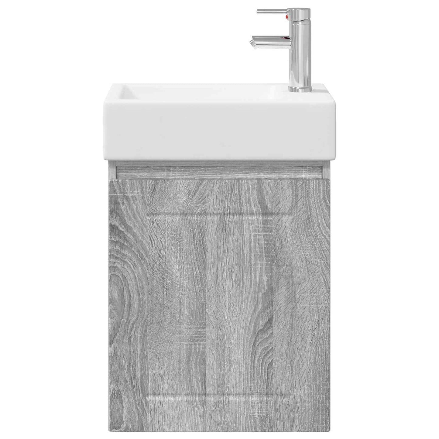 vidaXL Μονάδα μπάνιου με βρύση Γκρι Sonoma 45,5 x 25,5 x 84 εκ