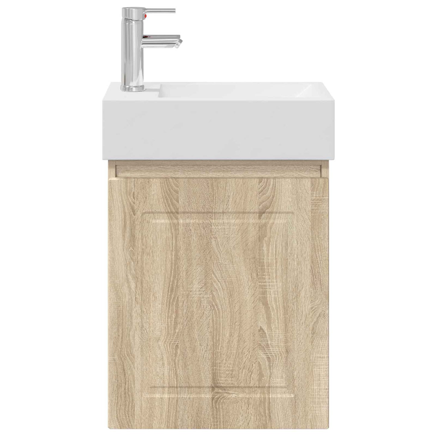 vidaXL Μονάδα μπάνιου με βρύση Sonoma Δρυς 45,5 x 22,5 x 84 εκ