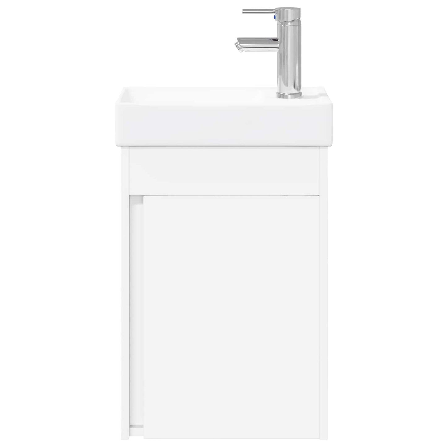 vidaXL Μονάδα μπάνιου με βρύση Λευκό 40,5 x 22,5 x 62 εκ.