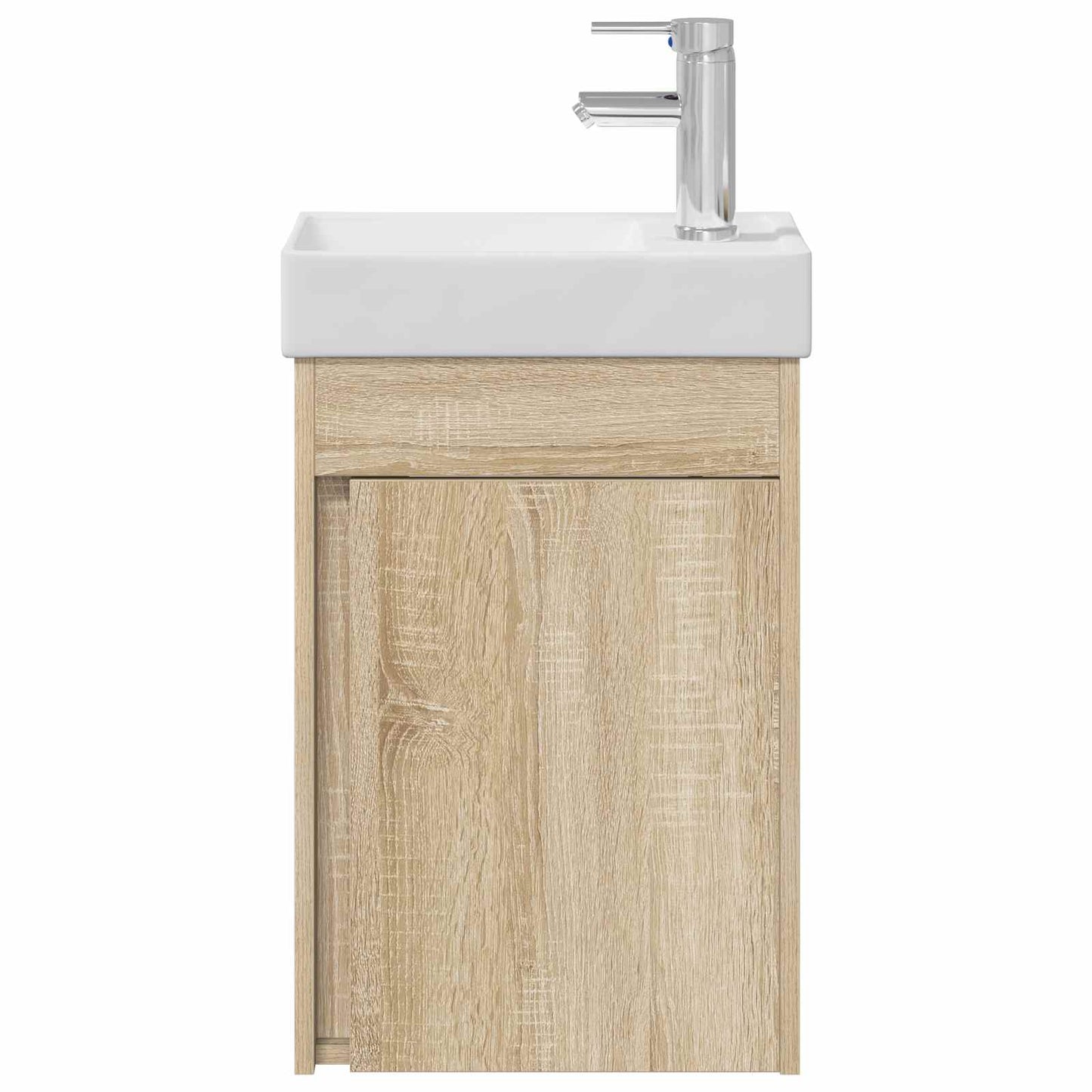 vidaXL Μονάδα μπάνιου με βρύση Sonoma Δρυς 40,5 x 22,5 x 62 εκ.