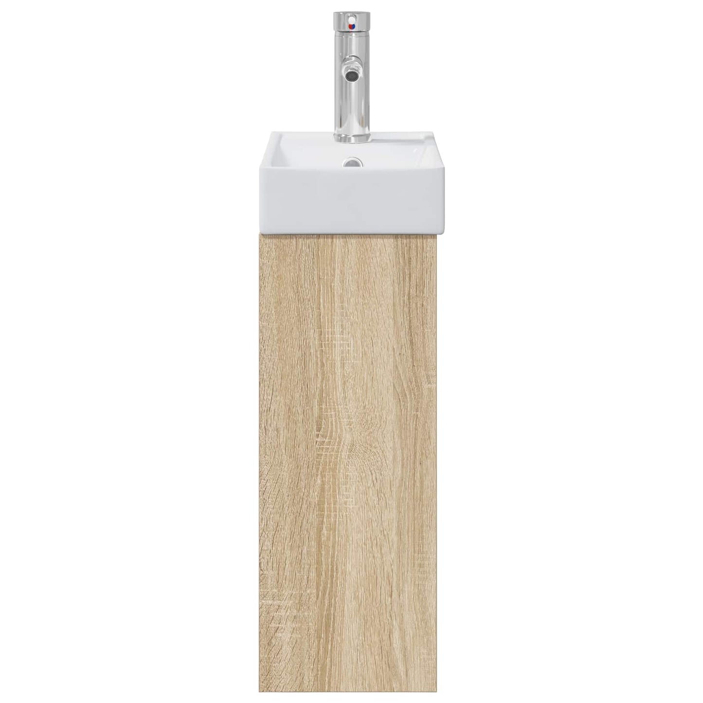 vidaXL Μονάδα μπάνιου με βρύση Sonoma Δρυς 40,5 x 22,5 x 62 εκ.